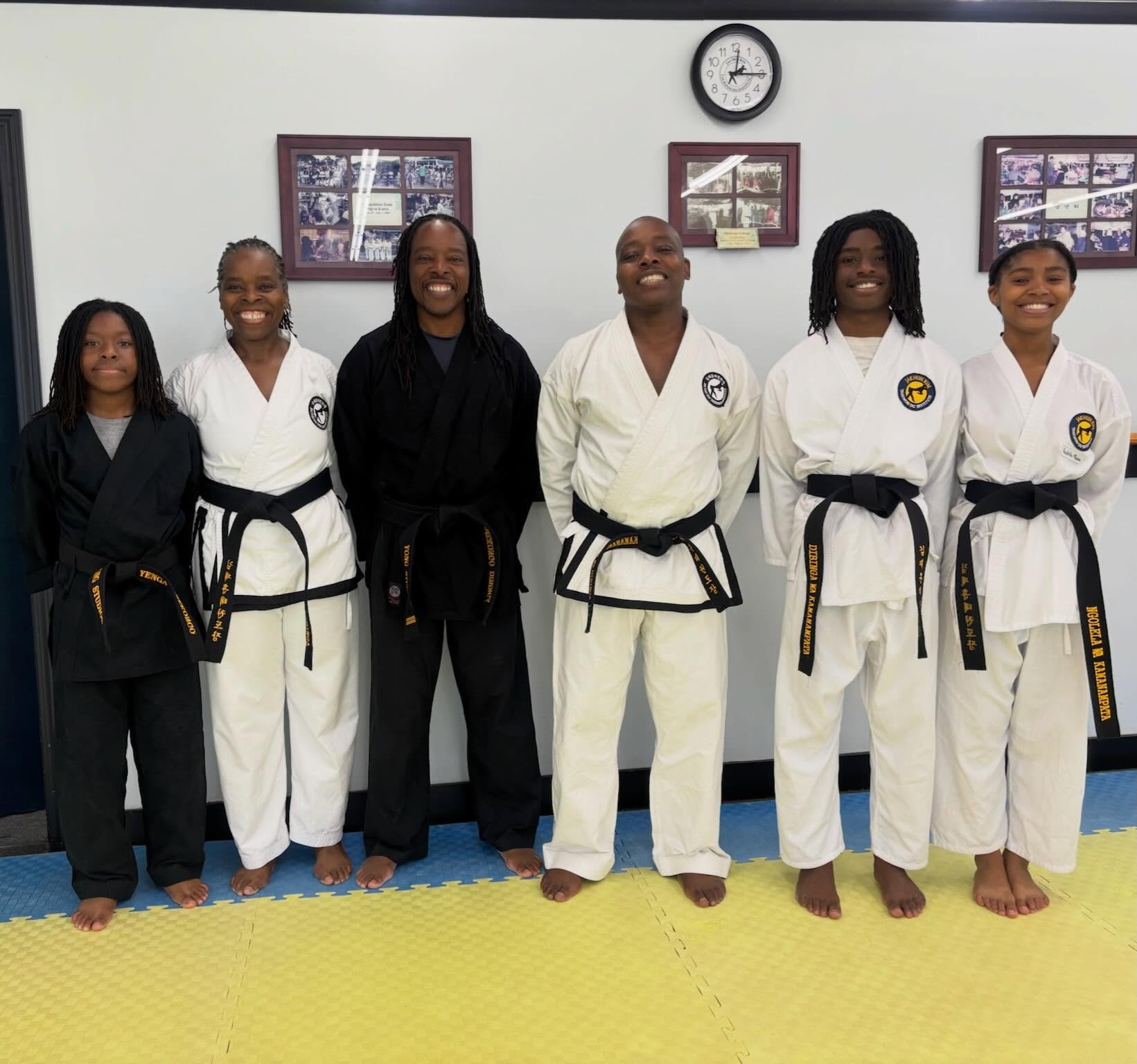 One 6, two 2s, three 1s. The family that trains together stays together! #taekwondo