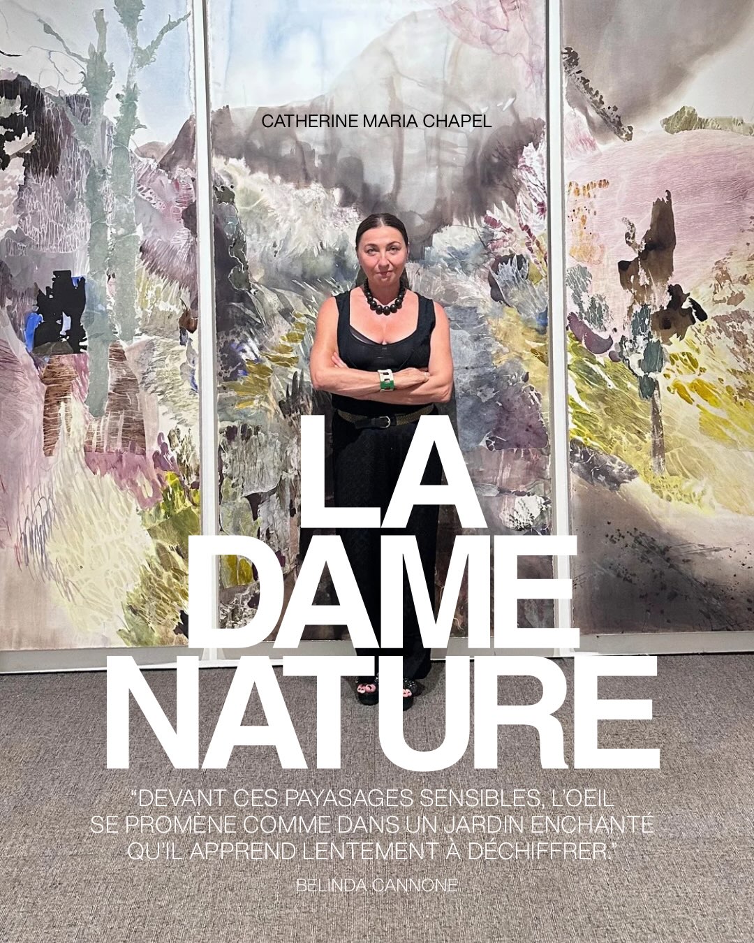 En début d’année, nous avons accueilli pendant quatre mois Catherine à Moulin Mer, où elle avait installé son atelier. Une artiste qui revient sur ses terres, à Logonna-Daoulas (Finistère), pour y puiser des ombres et des lumières et préparer sa nouvelle exposition.
Celle que l’on visite aujourd’hui. 40 œuvres exposées pour le plus grand plaisir des yeux et de l’âme✨
Dépêchez-vous, « Recent Works » est présentée jusqu’au 11 septembre, 2 rue de Bérite, à Paris 6e, dans le très bel espace Gros & Delettrez.
Mercredi 9 à 18 h, vous pourrez également assister à une conversation publique avec l’artiste et l’écrivaine Belinda Cannone sur la peinture et la manière dont les écrivains écrivent les peintres. Go !
#CatherineMariaChapel #RésidenceArtistique #MMProjet
Big Up @louise_sainderichin
#CatherineMariaChapel #RésidenceArtistique #MMProjet