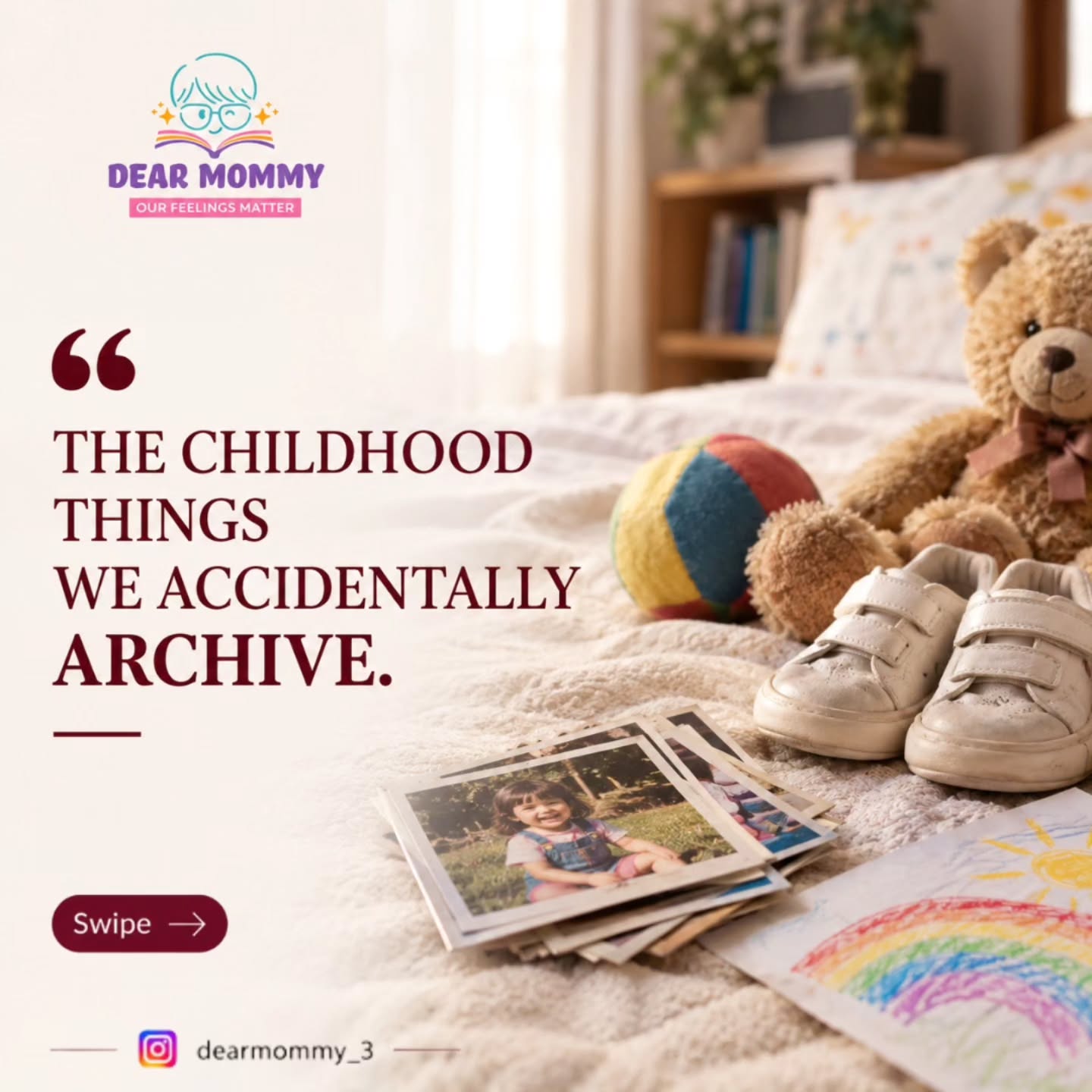 I think one of the hardest parts of being a parent is realizing that the little things you sometimes wish would slow down… are the very things you’ll miss one day. 🤍
I see it all the time. Parents telling me about the funny words their child used to say, the joke they told every single day, the little hand that always reached for theirs, or the “Mom, look!” that somehow interrupted everything.
And I understand it. When you’re in the middle of a busy day, those moments can feel so ordinary.
But children don’t stay little.
One day, the word they always said wrong will suddenly be said correctly. The silly joke will stop. That tiny hand will become a little bigger. And the “Mom, look!” might come less and less.
That’s the part of parenting no one really prepares you for. You’re not just raising a child.
You’re collecting versions of them along the way.
So if you’re in the middle of the messy, loud, beautiful days right now, I hope you pause every once in a while and really take it in.
#motherhood #dearmommy_3 #childhoodmemories #parenting #childdevelopment