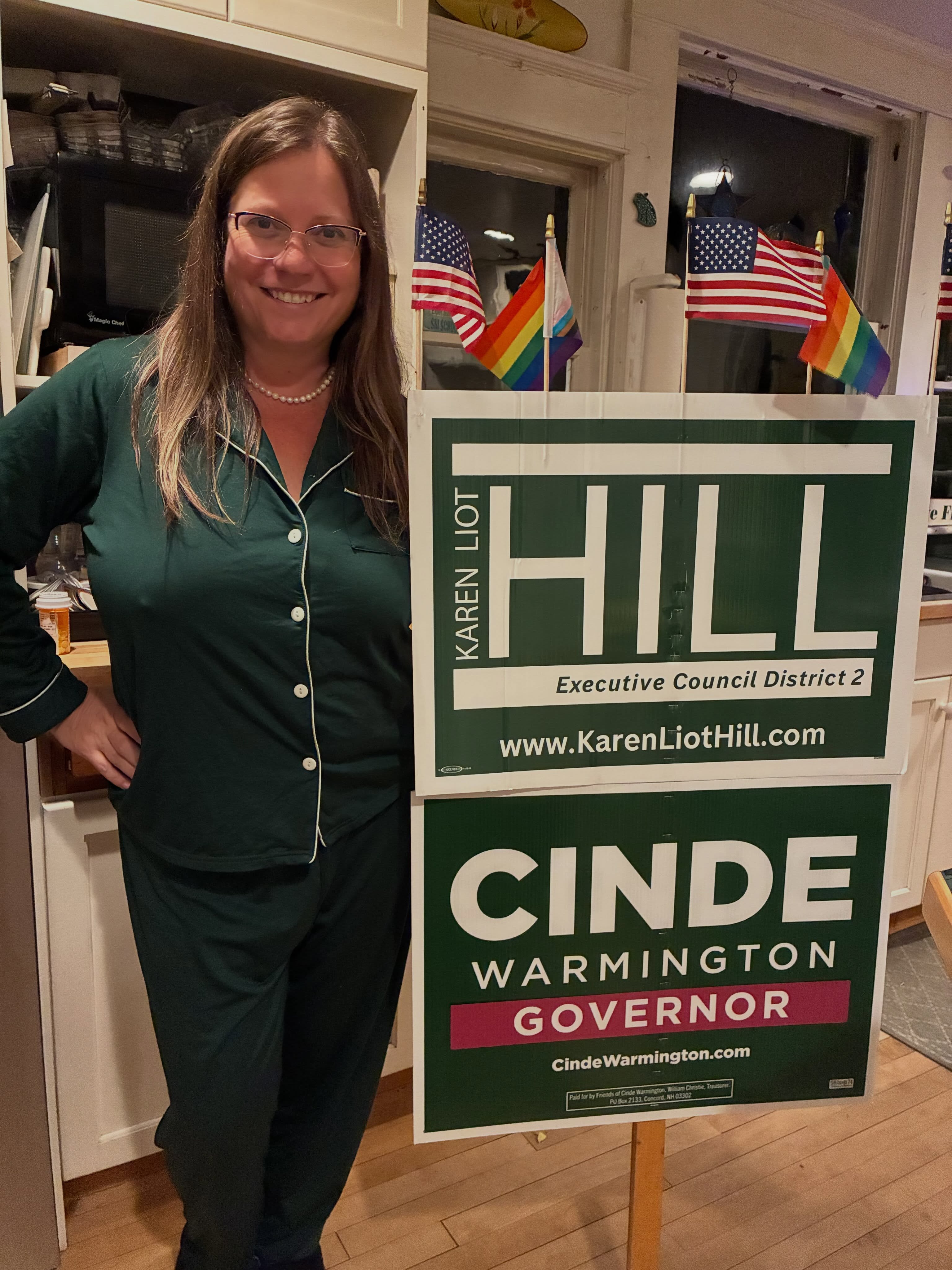 ’Twas the night before the Primary, when all through the state,
The candidates wondered and pondered their fate.
The signs were all planted by roads here and there,
In hopes that Granite State voters would care.
The lit had been dropped and the doors had been knocked,
The car filled with signs and the trunk was re-stocked.
And I in my jammies, with my sign standing near,
Was getting excited: the Primary is here!
So one final message before I call it a night:
Tomorrow, New Hampshire - get out and VOTE! 🗳️
And to all the candidates, after months on the trail:
Good luck to us all - and may democracy prevail! 🇺🇸
#nhpolitics #gotv #downballot #primary