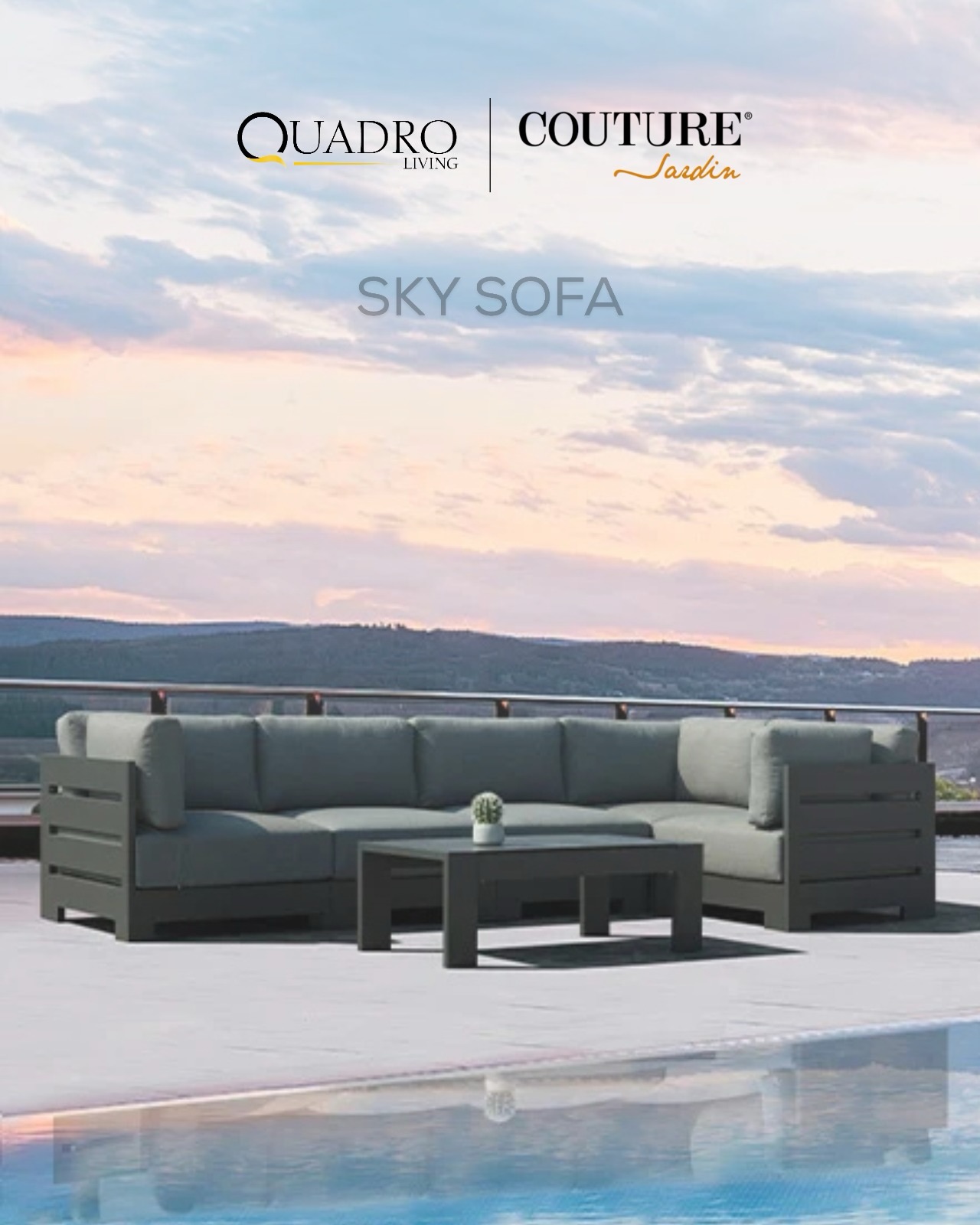 The evening was always beautiful. Now there’s somewhere to sit through it.
Sky Sofa by Couture Jardin, exclusively at Quadro Living, Jubilee Hills.
📍 Jubilee Hills, Hyderabad
📞 +91 79979 98836
🌐 www.quadroliving.com
{sky sofa, outdoor sofa hyderabad, luxury outdoor furniture hyderabad, couture jardin india, designer outdoor furniture, terrace furniture, patio sofa set}
#skysofa #outdoorfurniture #couturejardin #quadroliving # jubileehills