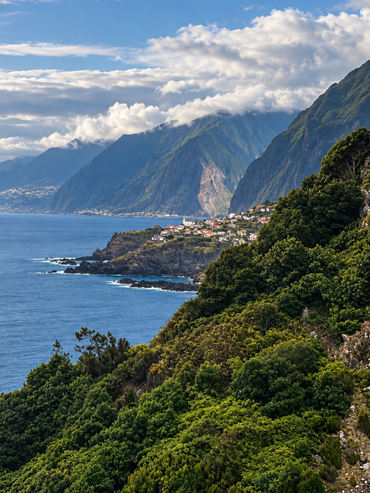 We dared to explore the old roads and climb to little known places where only a handful of locals live. Scary roads to get here and a super aggressive hornets nest where I climbed to get this view 😂 but it was worth it!
I must say I’m always a little hesitant to explore where danger is lurking and have crazy vertigo that is often triggered by heights. But my husband is an adrenaline motivated man and my strength when I don’t have any. Thank God he confidently pushes and supports me into new experiences.
Sometimes you have to leave the familiar road, tolerate a little uncertainty and trust the person beside you when your own courage gets shaky.
Because every once in a while, you push through the fear, climb a little higher, look up… and realize the view was waiting there the whole time.
Courage isn’t being fearless, it’s being willing to keep exploring while the fear comes along for the ride.
#naturelover #exploremadeira #natureheals #madeira #courage