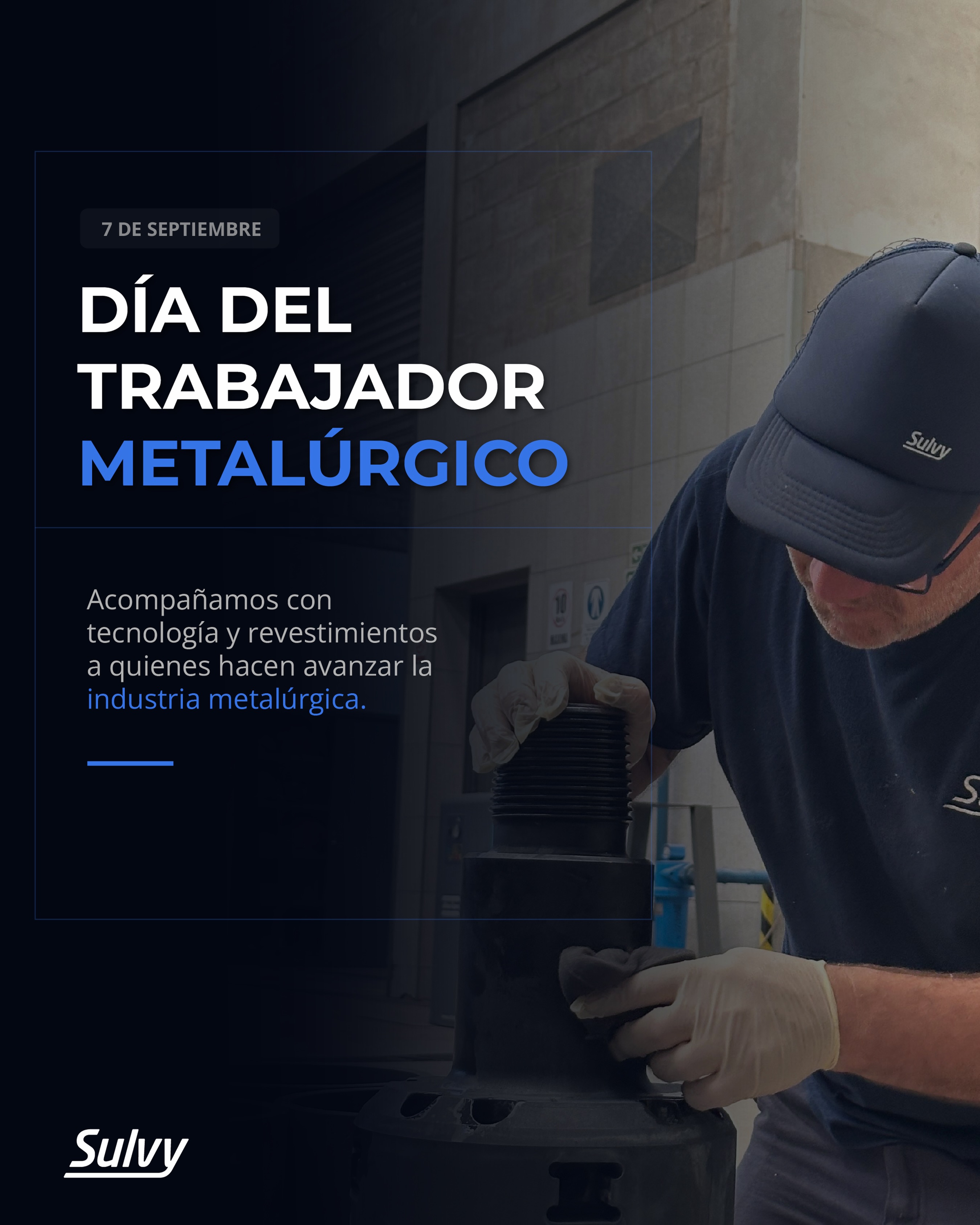 Hoy celebramos a quienes, con conocimiento, oficio y dedicación, hacen avanzar la industria metalúrgica. ⚙️🇦🇷
Desde Sulvy trabajamos junto a este sector aportando soluciones y revestimientos que ayudan a proteger equipos, mejorar procesos y extender su vida útil.
Porque detrás de cada proceso industrial hay experiencia, trabajo y tecnología.
Feliz Día del Trabajador Metalúrgico.
#DíaDelTrabajadorMetalúrgico #IndustriaMetalúrgica #Sulvy #IndustriaArgentina #revestimientosindustriales