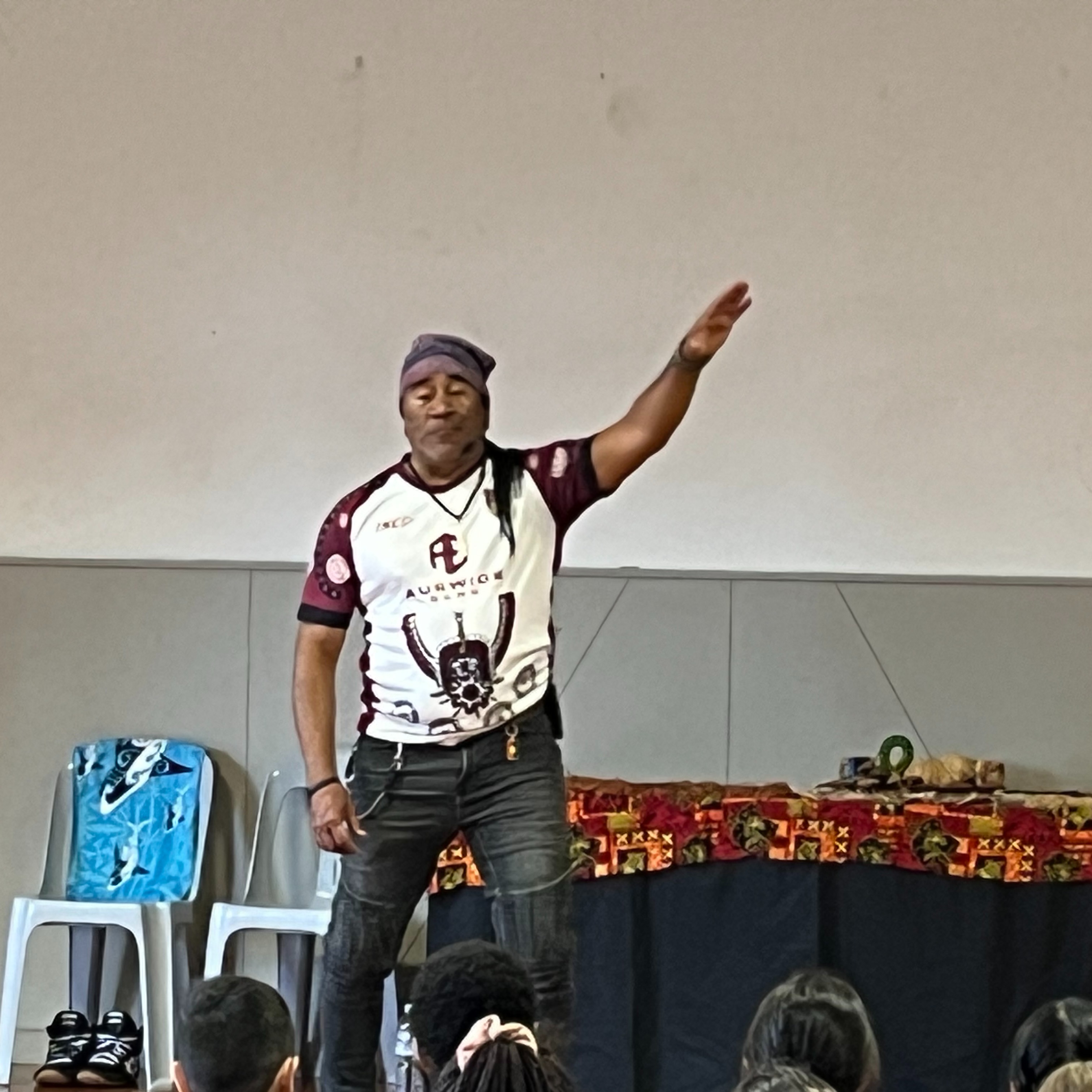Yesterday, our students had the wonderful opportunity to learn from Dion Drummond, who shared stories, songs, dance and cultural traditions from his Torres Strait Islander and Aboriginal heritage.
Through traditional dancing and a range of cultural artefacts, students explored the rich cultures and traditions of both Torres Strait Islander and Aboriginal peoples. It was a wonderful opportunity for our students to listen, learn and deepen their understanding and appreciation of First Nations cultures.
A big thank you to Dion for sharing his knowledge, stories and culture with us!