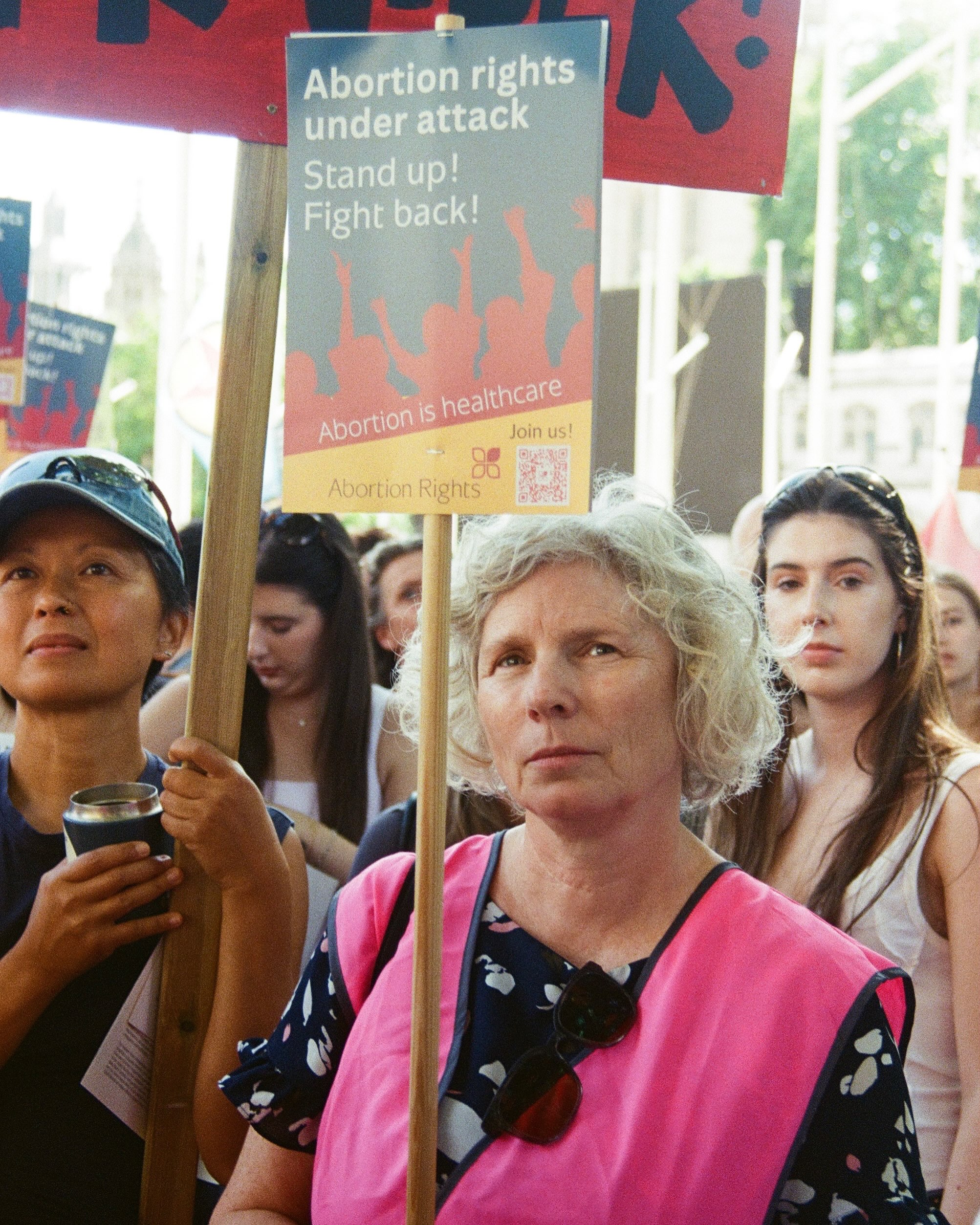 Counter Protest Against March for Life with @abortion_rightsuk 05/09/2026 in Westminster, London
35mm Kodak Ultra 400 film