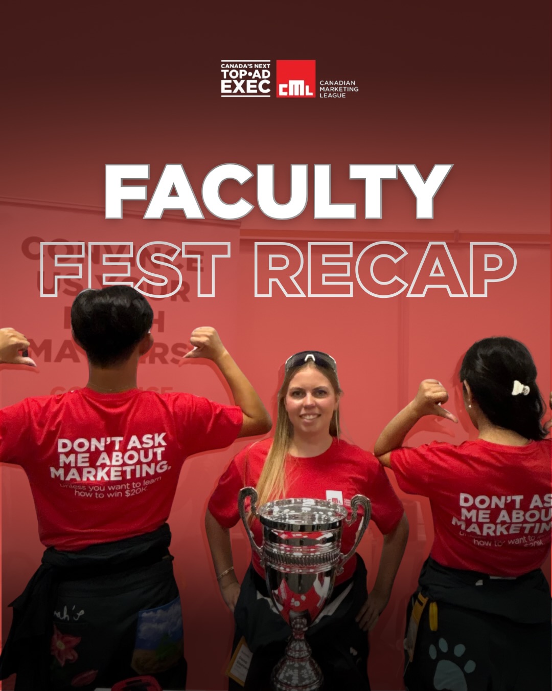 Faculty Fest recap at McMaster 🏆
Thank you to everyone who stopped by the booth, it was great meeting you! Sign up to our newsletter to stay in the loop!
Where the future of marketing meets the future of marketing 🏆 #marketing
We are thankful for the support from @microsoftcanada , Environics Research, Environics Analytics, @cmanxt , @nationalbankofcanada