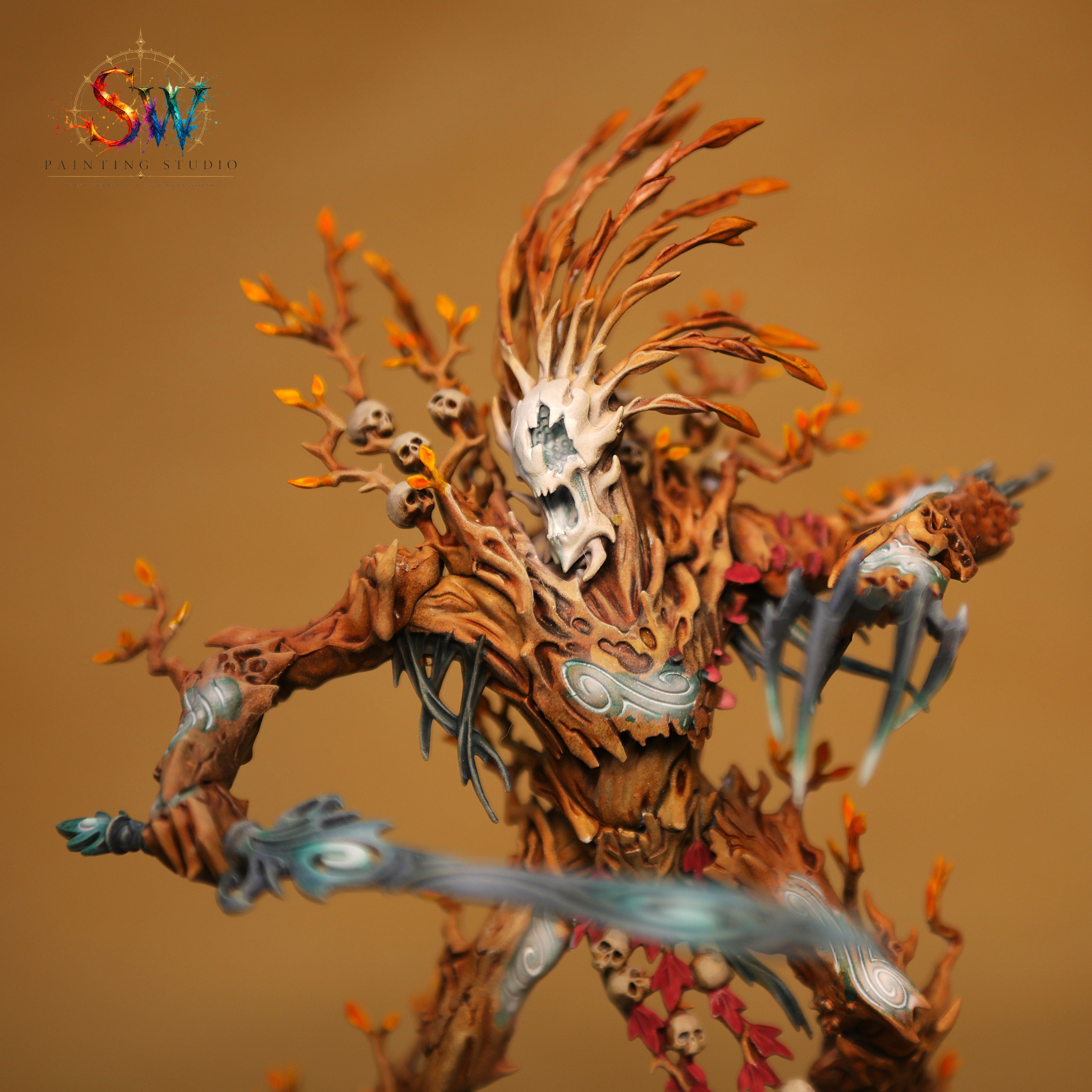 🍂 Spirit of Durthu 🍂
One of the real centrepieces of this Sylvaneth commission — and an absolute monster of a miniature! 🌿⚔️
I wanted to keep the warm autumnal character running throughout the army, while giving Durthu enough colder tones and extra contrast to make him stand apart from the units around him.
Definitely one of those models where you keep finding another branch, leaf or tiny detail to paint!
What’s your favourite Sylvaneth centrepiece model?
.
.
.
.
.
#Sylvaneth #AgeOfSigmar #Warhammer #WarhammerCommunity #MiniaturePainting
