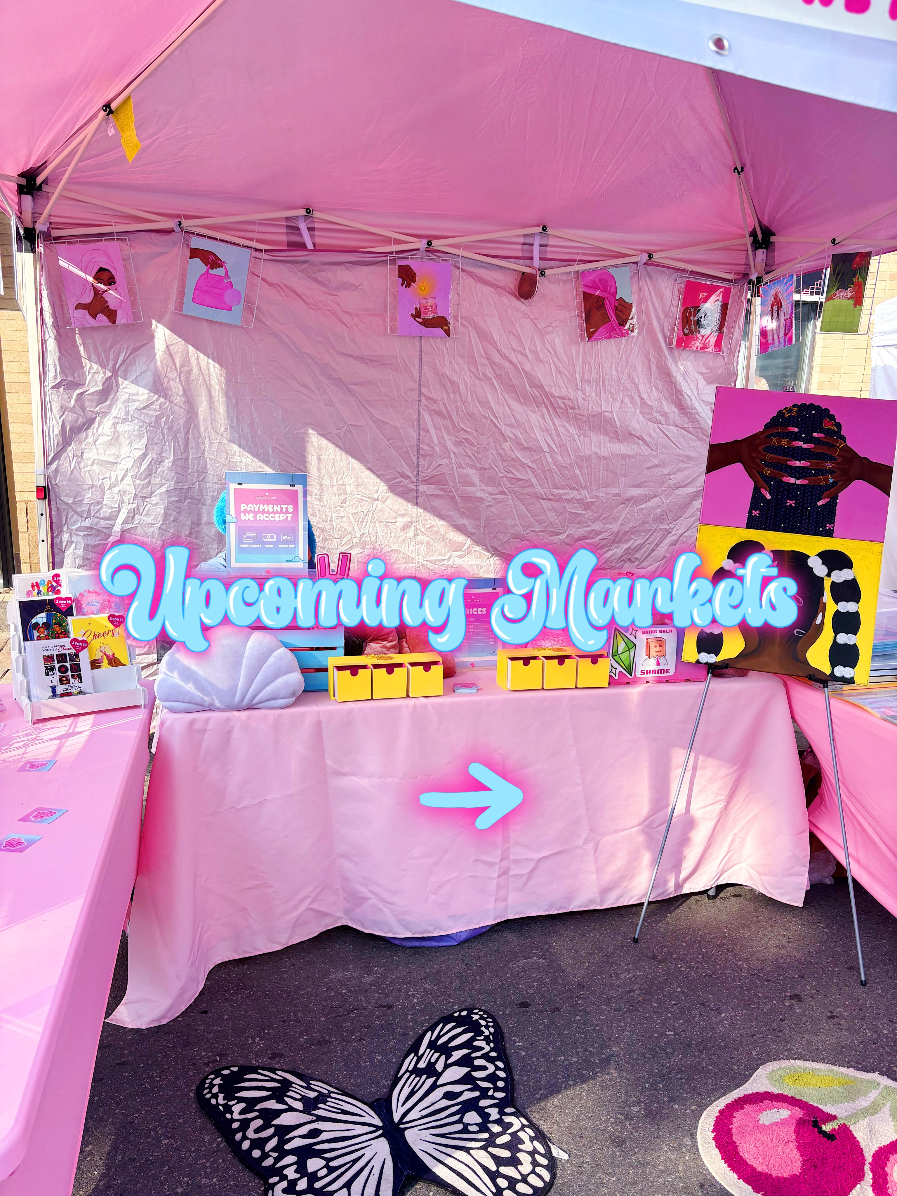 Ouuu Baby I’m bringing you some new products this weekend.
I’ll be at the Brampton Farmer’s Market from 8 am - 1 pm this Saturday.
I’ve got new keychains and new greetings cards. 🫣
Stay tuned!✨