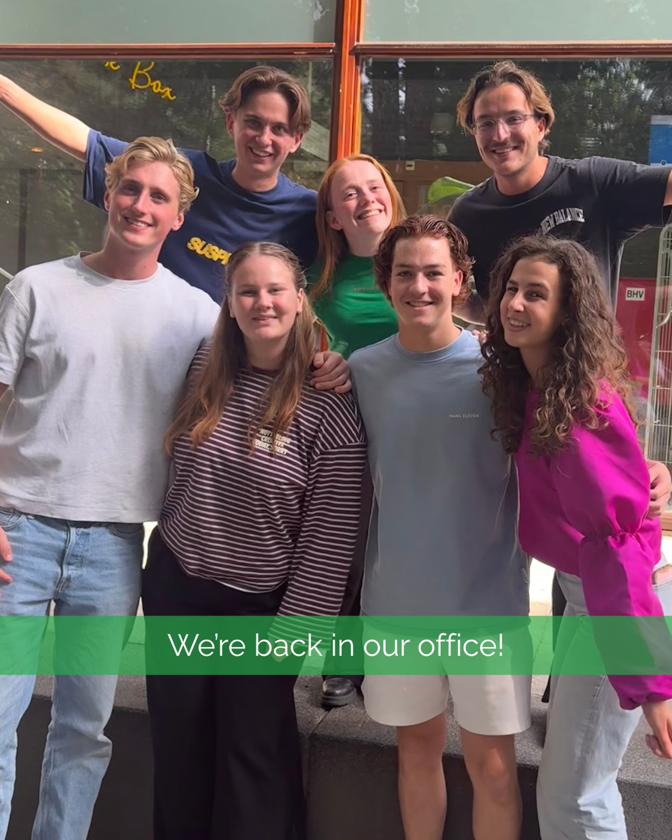 ๐ฝ๐๐๐ ๐๐ฃ ๐ค๐ช๐ง ๐ค๐๐๐๐๐๐
Since last week we are back in our office!
If you have any questions, are experiencing problems in university or you just want to chat; stop by our office in E209!