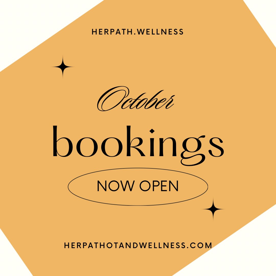 Fall is upon us and before you know it the busyness of the holiday season will be in full swing! If you have been putting off care, now is your time to get on the schedule. Questions? Schedule a free discovery call or send me a DM to get started!