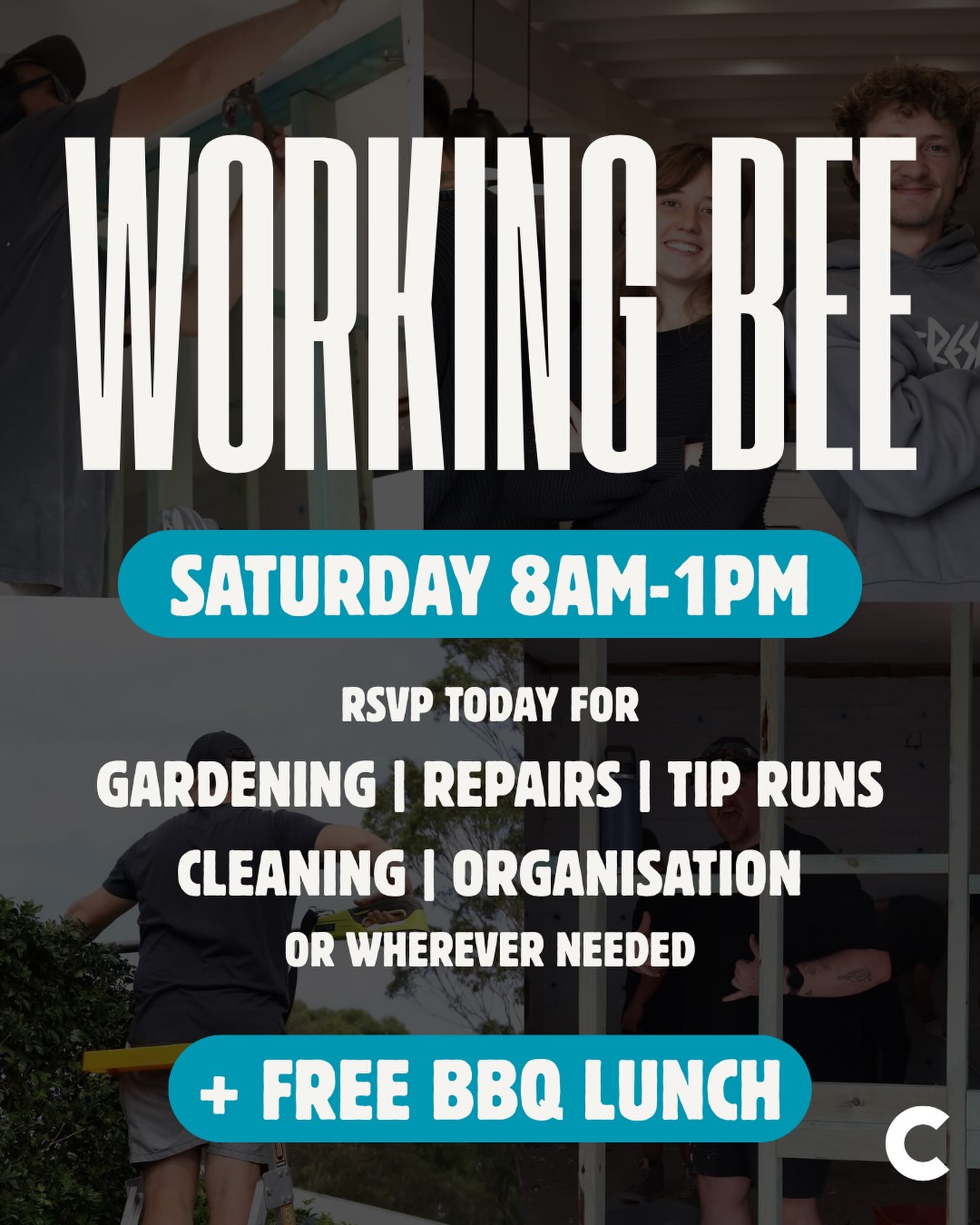 If you’re part of our Celebration Church family we’d love for you to join us this Saturday for our working bee!
There’s lots of different jobs to be done and a place for everyone to serve, no matter your ability.
RSVP through the link in our bio so we know you’re coming and select from the list of jobs you’d like to help with ☀️