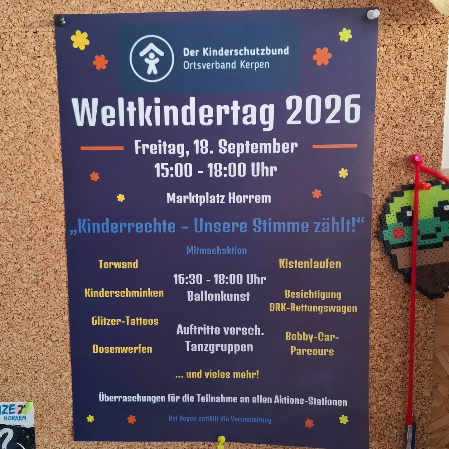 Nächste Woche Freitag ist es wieder soweit! Der DKSB lädt zum Weltkindertag am Marktplatz in Horrem ein!
#dksb #juze21 #horrem