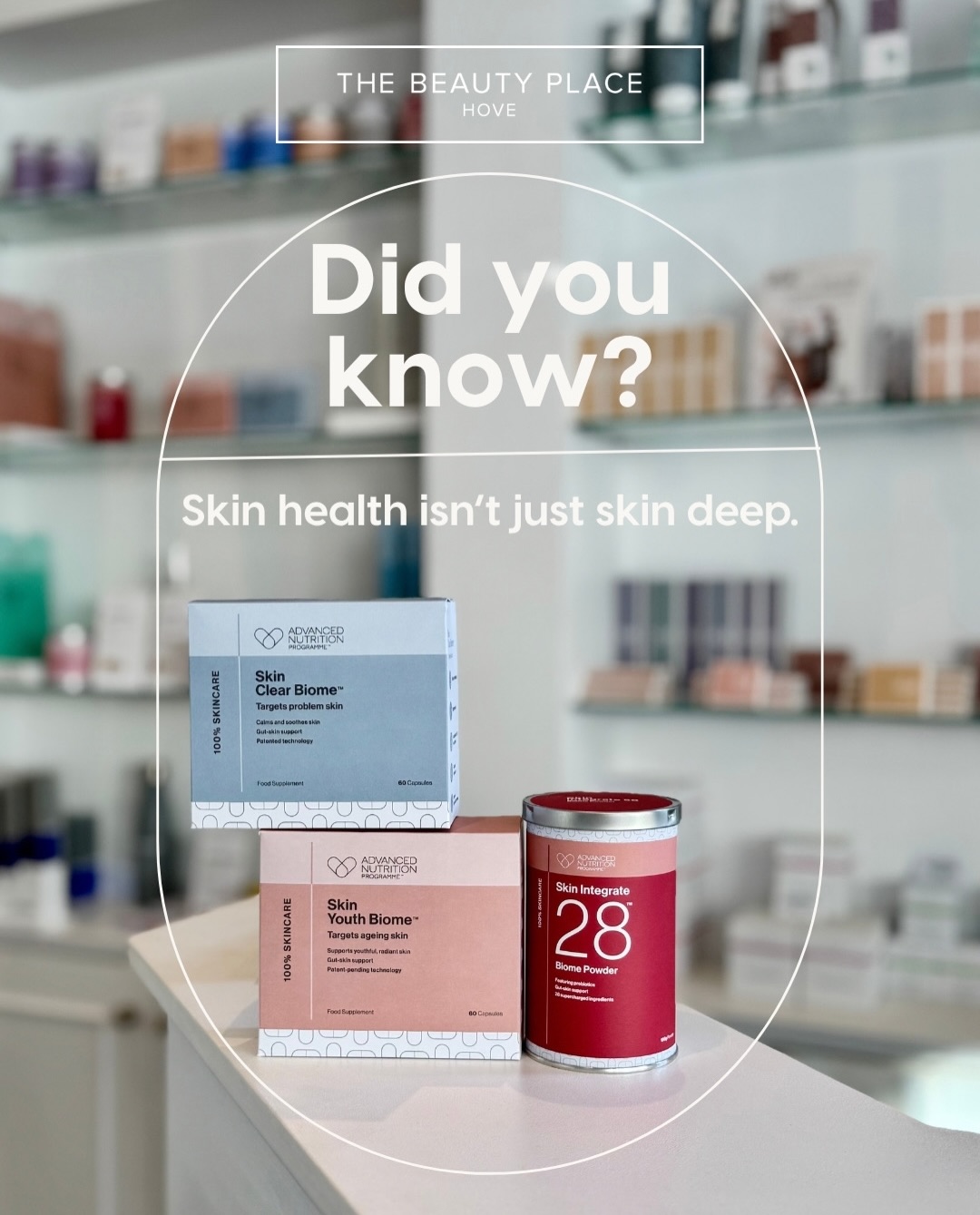 Healthy beauty starts from within.
Prebiotics help support a healthy gut environment, and looking after your gut can play an important part in your overall wellbeing, including the health of your hair, skin and nails.
Think of it as part of your beauty routine, from the inside out.
Ready to support your beauty from within? Book your consultation with us today and let’s find out what could work for you.
Book now via the link in our bio or contact The Beauty Place Hove to get started.
#Prebiotics #GutHealth #SkinHealth #thebeautyplacehove #manicuredbythebeautyplace