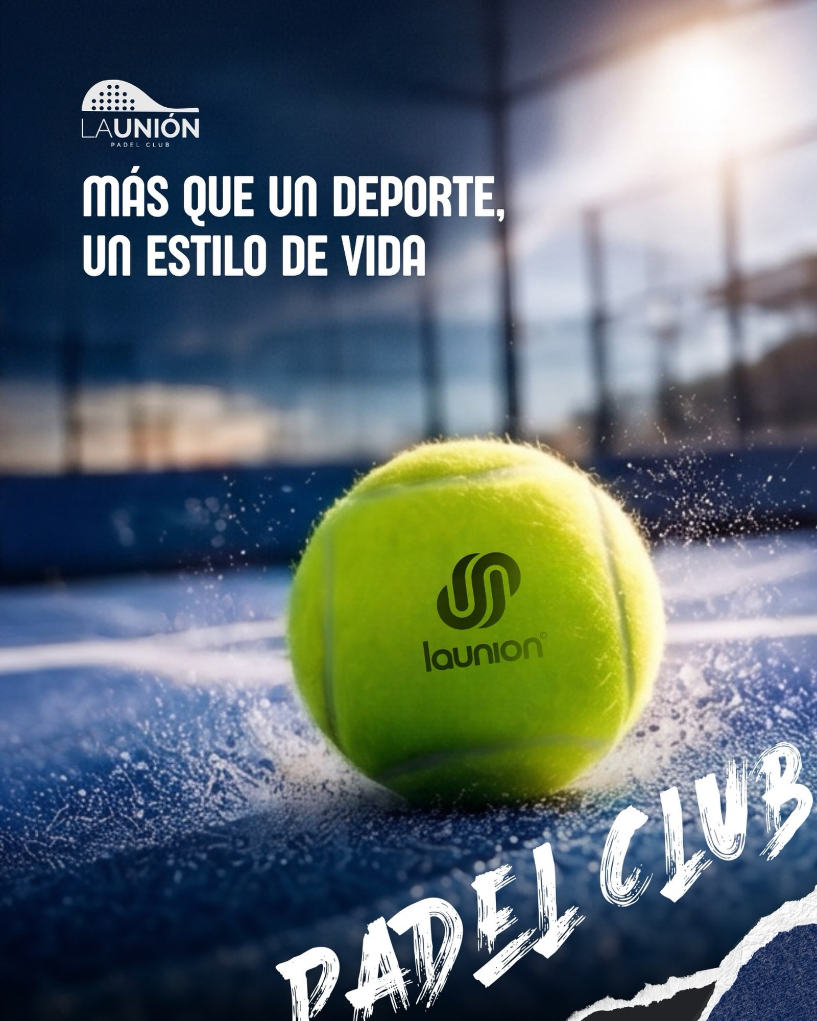 🎾 En LaUnión Padel Club, creemos que el pádel no es solo un juego. ¡Es una pasión que nos une!