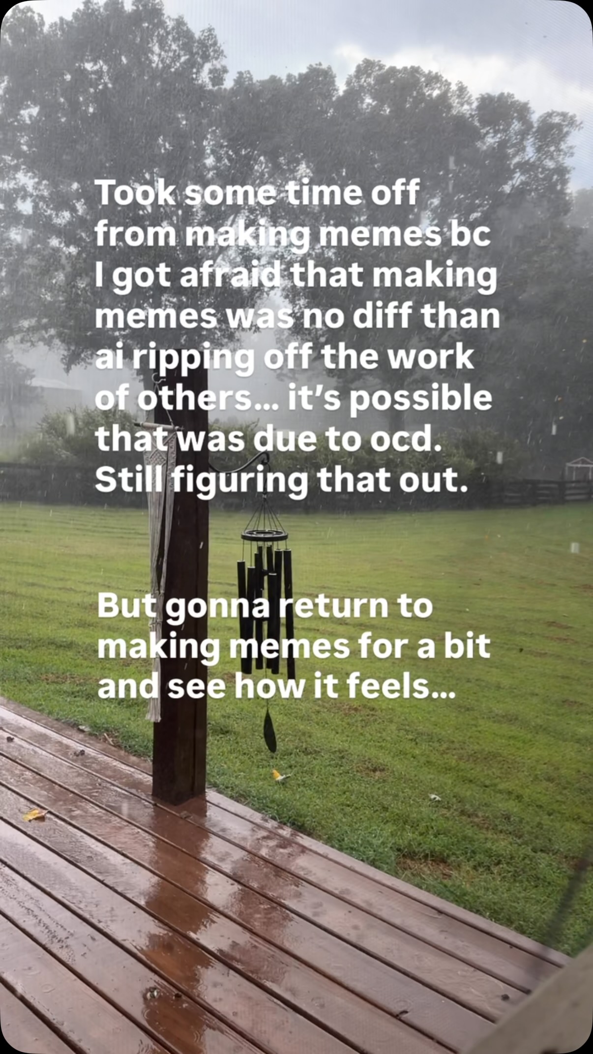 Welcoming any and all thoughts on this…