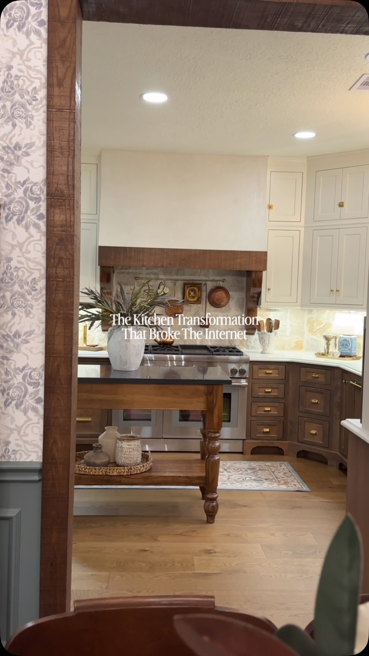 Every time we share this kitchen, you all show it SO much love! 🤎
There’s just something about the way everything came together. The warm wood, the cabinetry, the lighting, the mix of metals and finishes, it all feels so intentional without feeling overly done.
Every piece of this kitchen was carefully selected to fit the space and the people who live in it. It’s curated, but still warm and inviting. Timeless, but definitely not boring.
We loved creating this kitchen, and honestly we could look at it all day. 🥹