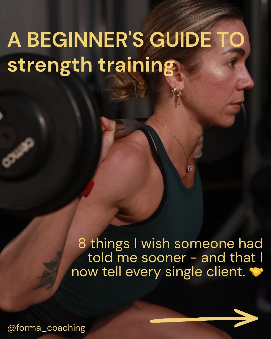 The beginner strength training guide I wish I had when I started 💛✨
After 8+ years of coaching, these are the 8 things I see make or break whether someone actually gets results - or spins their wheels for months wondering why nothing is changing. 😵💫
And honestly? Most of it isn’t complicated. It’s just that nobody lays it out clearly. So here it is. 🫶
🔖 Save this, and if you’re ready to stop guessing and actually follow a plan built around you - everything you need is inside my app. DM me to learn more 😍
#formacoaching #formaapp #strengthtraining #gymmotivation #womenstrengthtraining