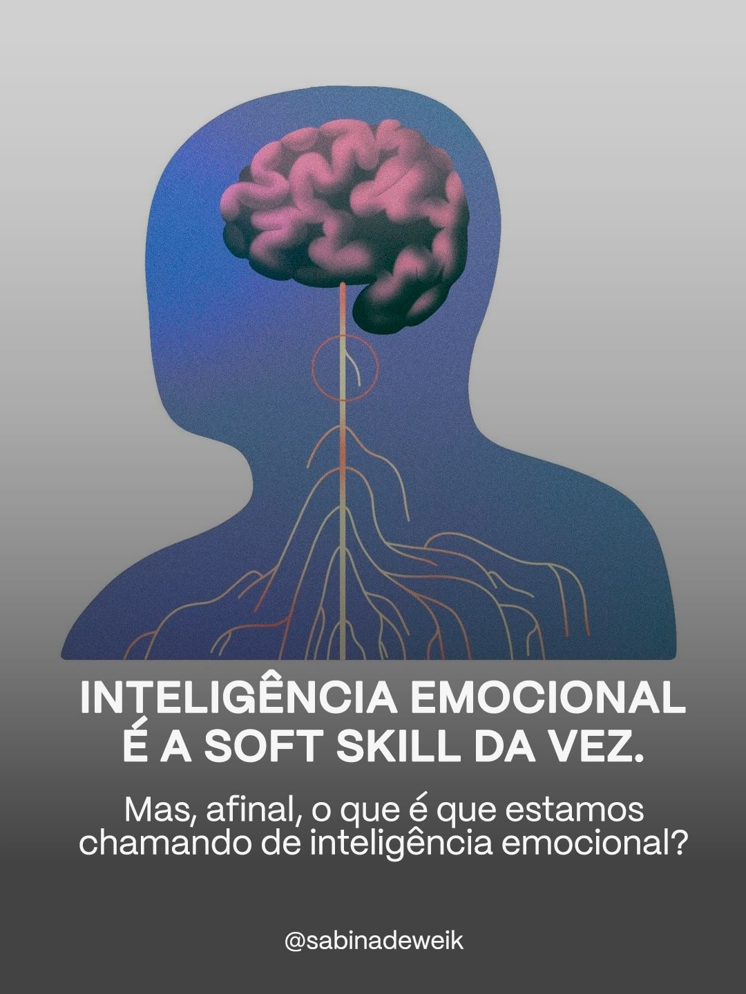 Inteligência emocional não é apenas o “grande xodó” da vez entre os recrutadores.
Estamos falando de um conjunto de habilidades que nos ajuda a compreender o que sentimos, lidar com nossas emoções e construir relações mais conscientes.
Em um mundo em que cada vez nos puxa com mais força para a automatização, talvez não seja por acaso que capacidades tão profundamente humanas estejam recuperando seu valor.
Entre o que o mercado pede e o que sempre fez parte de nós enquanto seres humanos, quais características vamos cultivar para o futuro que queremos construir? Vamos trocar ideias aqui nos comentários!
#SabinaDeweik #inteligenciaemocional #softskill