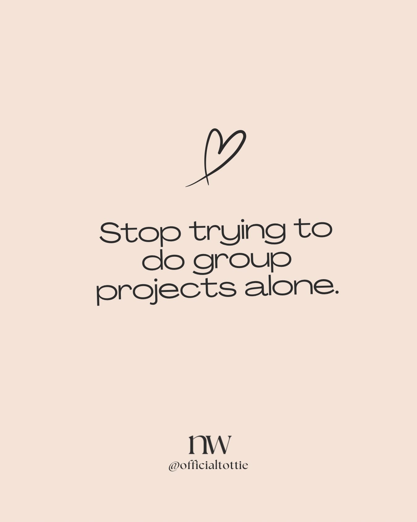 This morning I was teaching Tyler (my 12 year old) an important lesson that I too needed.
I asked him how he’s coming along with a project that’s due this week in school and he informed me that he’s still working but has come to a roadblock because it’s a group project and his group sent the entire project home with him to complete.
I immediately said, oh no…take it back, give them their part to do and you focus on your part.
I explained that group projects mean each person does a part, not one person take on the entire thing.
Then it hit me, I often find myself taking home group projects in my actual life. Work, career, relationships and wonder why I hit burn out or become overwhelmed and restless.
Idk who else needs to hear this but, stop trying to do group projects alone. Stop putting everything and everyone on your back. Let people do their part.
Love + Light🖤
#mondaymotivation #teamwork #lifelesson #parenting