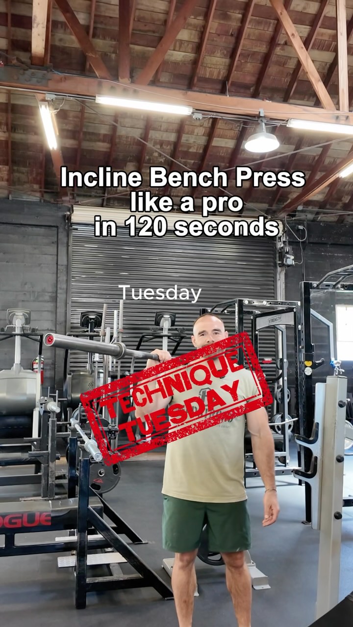 120 seconds later and you’ll incline bench like a beast. Follow along with our founder Robby to walk through a proper incline bench from set up to repping it out.
Follow for more lifting tutorials that ACTUALLY make sense.
#inclinebench #benchpress #benchpressform #liftheavy