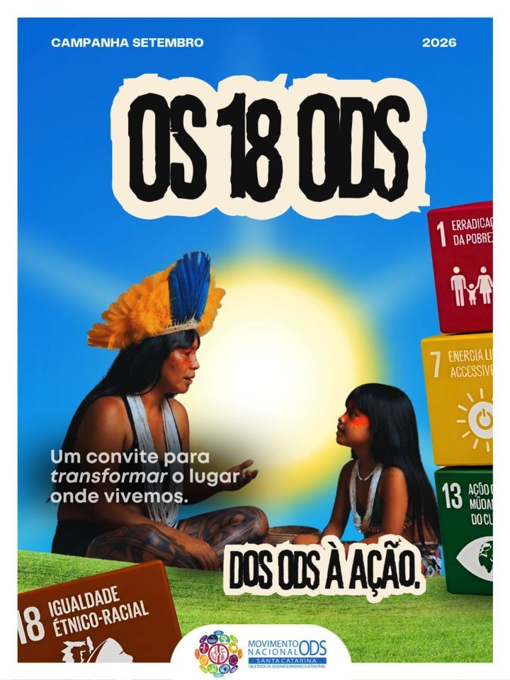 🌍 Os Objetivos de Desenvolvimento Sustentável são mais do que uma lista de metas. Eles formam um sistema.
Cada um dos 18 ODS contribui para enfrentar desafios sociais, ambientais, econômicos e institucionais. Juntos, eles orientam decisões que ajudam a transformar o lugar onde vivemos.
Inspirado no modelo “Wedding Cake”, do Stockholm Resilience Centre, este carrossel apresenta os ODS de forma integrada, mostrando que:
🌿 A biosfera sustenta a sociedade.
👥 A sociedade cria as condições para uma prosperidade sustentável.
🕊️ E tudo isso depende de instituições fortes e de parcerias.
No Movimento ODS SC, trabalhamos com 18 ODS: os 17 Objetivos da Agenda 2030 e o ODS 18 – Igualdade Étnico-Racial, reforçando o compromisso com a equidade e o enfrentamento do racismo.
Os ODS não pertencem apenas a governos ou organizações internacionais. Eles orientam as escolhas que fazemos em casa, no trabalho, na escola, na universidade, nas empresas e nas comunidades. Transformar o lugar onde vivemos começa por conhecer os ODS e colocá-los em prática.
Dos ODS à ação.
Conhecer. Comprometer-se. Transformar.
#ParaTodosVerem - Carrossel sobre como os ODS formam um sistema interligado. As imagens apresentam um diagrama que conecta biosfera, sociedade e economia; um pequeno primata em meio à natureza; pessoas cultivando uma horta; uma mão usando um computador sobre uma representação do planeta; uma pessoa indígena com pinturas no rosto; e um grupo diverso de pessoas abraçadas. O conteúdo relaciona essas imagens à biosfera, sociedade, prosperidade, paz e parcerias, mostrando que a natureza sustenta a sociedade e que o desenvolvimento sustentável depende de equilíbrio, instituições fortes e ação conjunta. As telas finais apresentam a logomarca do Movimento Nacional ODS Santa Catarina e as logomarcas dos apoiadores oficiais.
#SetembroODS #ODSnaPrática #Agenda2030 #MovimentoODSSC DosODSÀAção