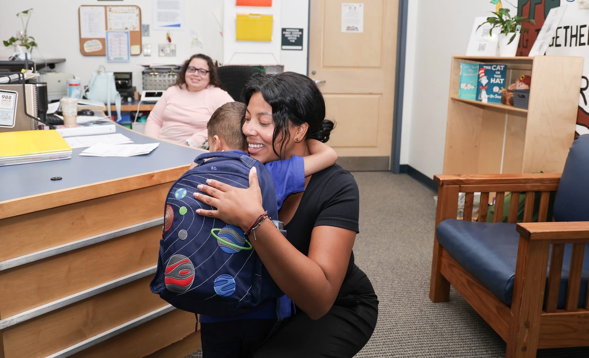 School is back in session!🍎📚
The Paterson Family Center welcomed our Pre-K 3 and Pre-K 4 students for their first day, and our little learners and teachers were equally excited to see so many familiar and new faces!
From learning and exploring to making friends and having fun, there’s so much to look forward to. Wishing our students and teachers a happy and wonderful school year ahead. We sure missed you! 💙