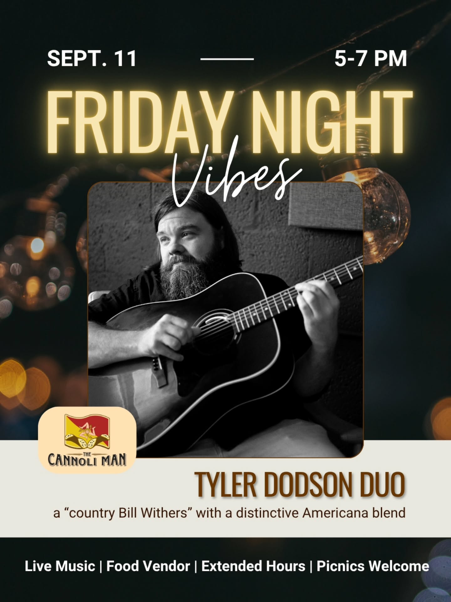 We have some great duos lined up for you this weekend! 🙌
On Friday, the Tyler Dodson Duo will be playing some awesome music from 5-7pm. Since we are unable to have a food truck that day, picnics and snacks are welcome! But save room for dessert as The Cannoli Man will be serving up authentic Italian treats. ✨️
Then be sure to arrive early on Saturday for the popular Happy Ones to throw down from 2-4pm. 🎸
Grab your friends and plan to stop by — it's going to be a great weekend!
@tylerdodsonmusic
@thecannolimannc
@visitlexnc