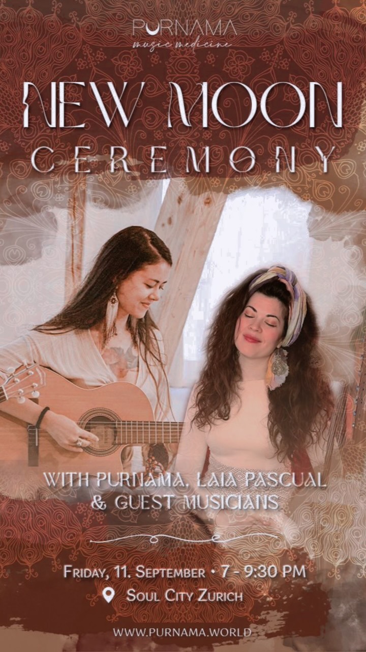When you meet strangers who feel like soul family 🤍
This is the energy I wish to create in my offerings & ceremonies!
After knowing of each other’s works through social media & meeting backstage at last year’s @healplaylove, I finally met with @laiapascual.artist to connect deeper.
This is our first time making music together, and I absolutely love how our voices dance with each other. We look forward to sing for and with you under the New Moon at @soulcity_zurich 🌑🌙✨
With dear brothers @spirosstefanis and @stevenesteven1 on percussion and mrdinga to bring to you a full power musical ensemble to elevate our voices & prayers.
It will be an evening of sweet community, cacao, kirtan, medicine music, sound healing, uniting & aligning our intentions for this new cycle.
I look forward to seeing you in the space 🥰🌹
Con amor,
Purnama
•
#livemusic #singersongwriter #kakaozeremonie #mantrasingen #zurichevents