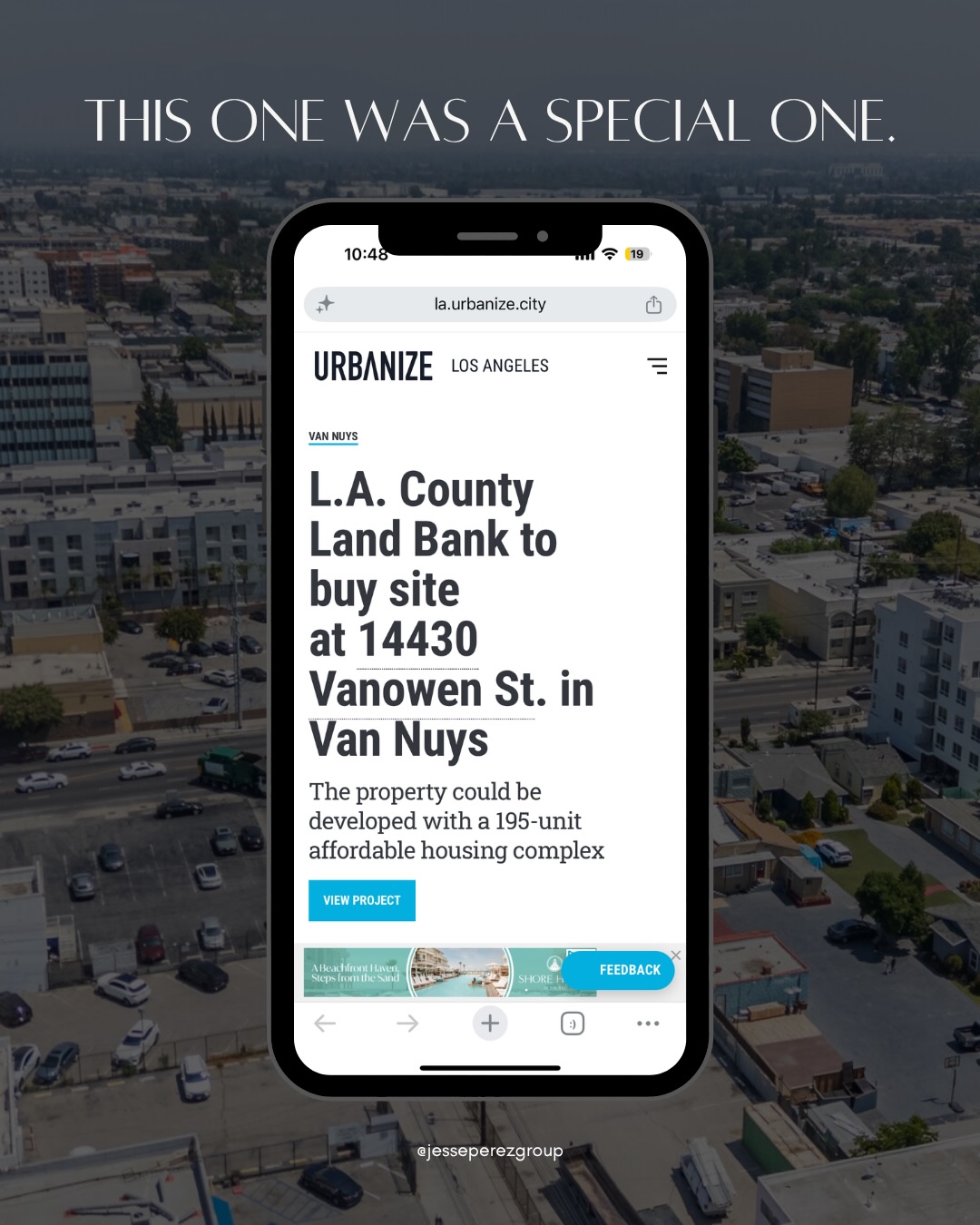 JUST SOLD | We are excited to share the sale of 14430 Vanowen St Van Nuys sold to LA county land bank 🏦
Thank you to our clients who trust us on their commercial and residential real estate needs.
@jesseperezgroup represented the seller.
This transaction of ours caught the attention of @urbanizela
Thank you for the feature!!! 📰
#commercialrealestate #losangelesrealtor #losangeles #realestatedeveloper #realestateinvestment