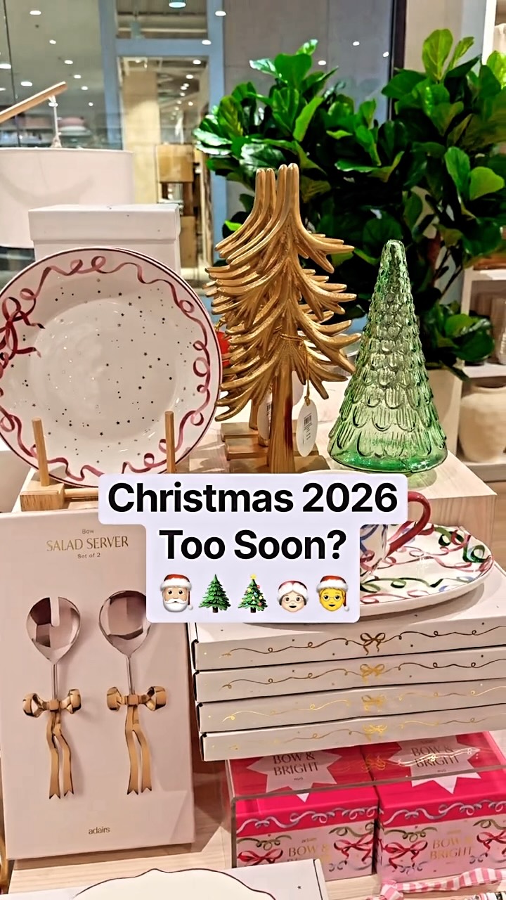 🎄 ADAIRS CHRISTMAS… ALREADY?! 😂
Christmas has officially started arriving at Adairs and I HAD to show you! 🎅🎄✨
But the big question is... is September WAY too early for Christmas? 😂
🎄 YES or NO? Tell me in the comments!
#Adairs #AdairsAustralia #Christmas2026 #ChristmasDecor #ChristmasAustralia #ChristmasShopping #ZestyGirl
