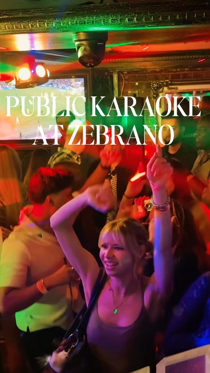 Grab the mic, pick your song and own the room at Public Karaoke at Zebrano Soho.
Whether you can actually sing or you’re just here for the chaos, everyone’s welcome ‼️
📍18 Greek Street, Soho, W1D 4DS
🎤 Public Karaoke
🍸 Cocktails, good vibes & questionable
vocals
Tag your karaoke partner 👇#zebranosoho #londonkaraoke #londonnightlife #thingstodoinlondon #sohonights