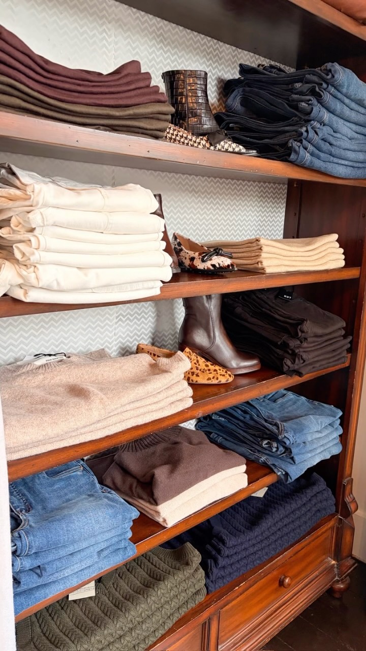 Apparently it’s sweater weather already! Open today 10 to 5.
