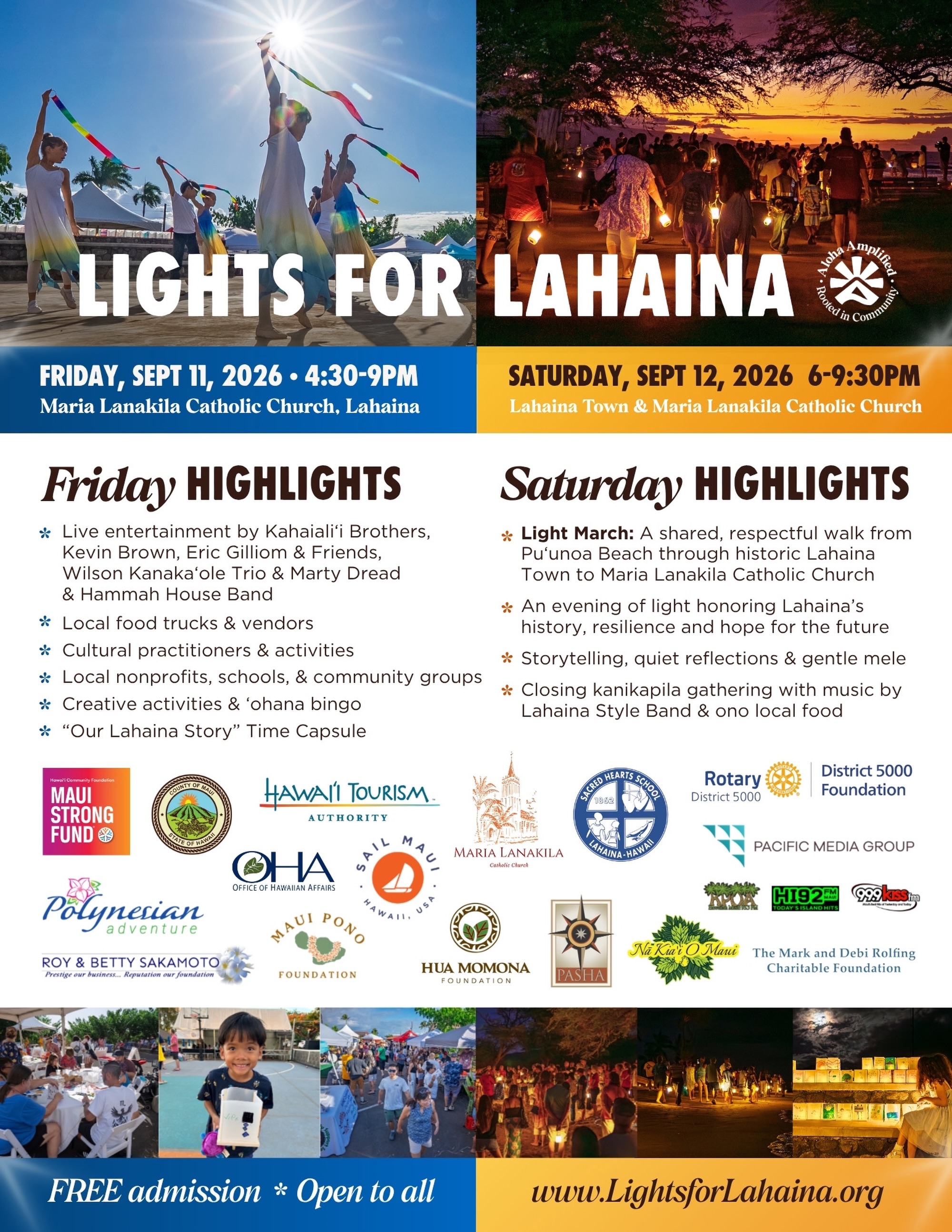 2nd Annual Lights for Lahaina THIS WEEKEND! Let’s gather together with our community!