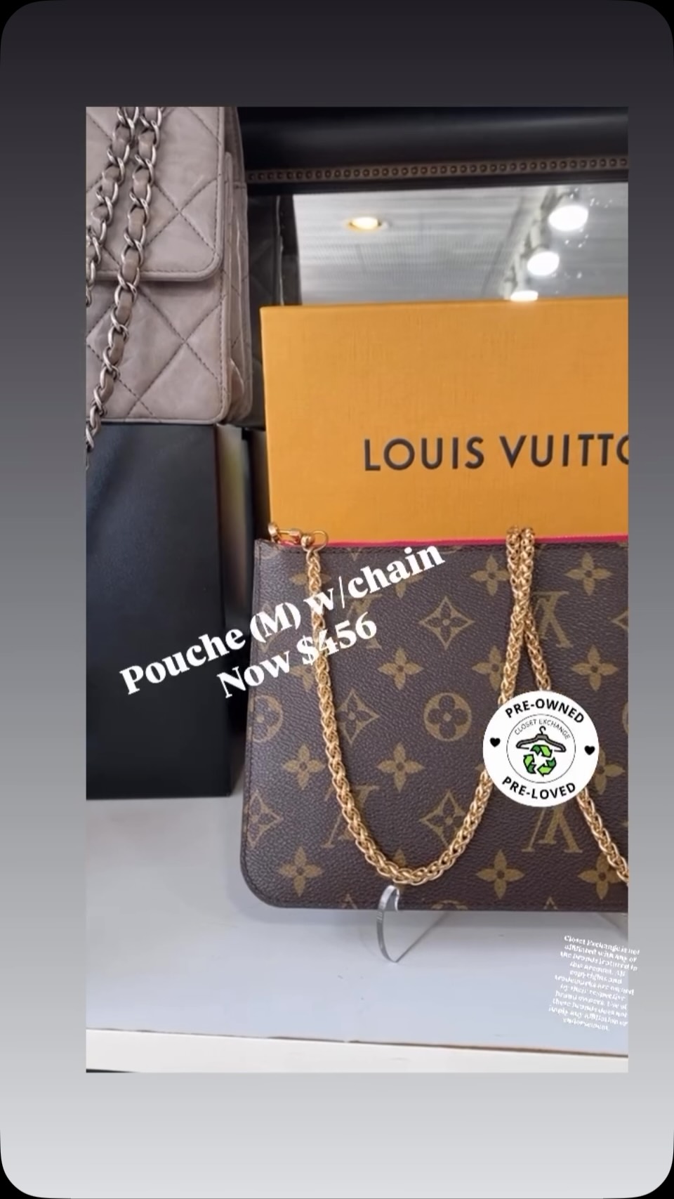 So little yet so very useful! Questions? Dm or ☎️ (781)449-2500. Our beautifully curated items are offered for resale. All items are pre-owned,authenticated and photographed by Closet Exchange.
All trademarks, logos, and brand names are the property of their respective owners. Use of these names, trademarks, and brands does not imply endorsement.
#consignment #boston #shoplocal #sustainablefashion #luxuryresale