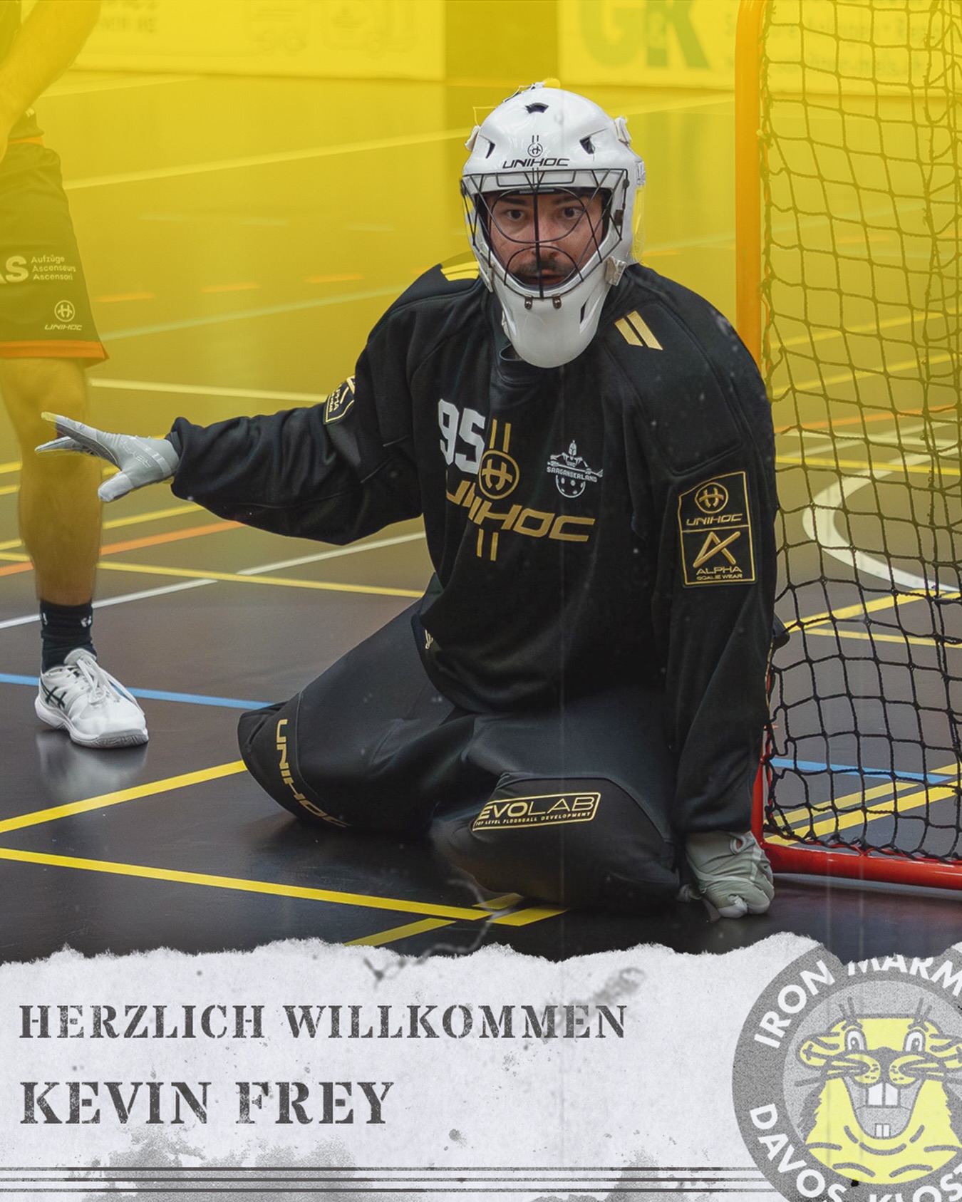 Kevin kehrt zu seinem Jugendverein zurück! Der erfahrene Goalie verstärkt die Marmots auf die neue Saison hin. Damit kann die Goalieposition mit Egg/ Kühnis und Frey optimal besetzt werden. 💛🖤
#swissunihockey #ironmarmots