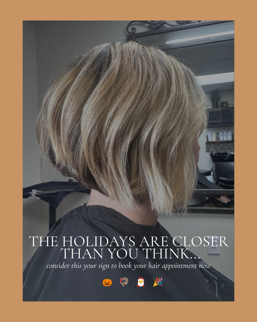 The holidays are closer than you think… and those appointment spots will go fast.
Whether you’re getting ready for family photos, holiday parties, or just want fresh hair going into the new year, now is the time to book ahead.
Call, text, or book online to reserve your holiday appointment
gracekellysalon.com
#GraceKellySalon #EastBerlinPA #HolidayHair #HairAppointment #BookNow