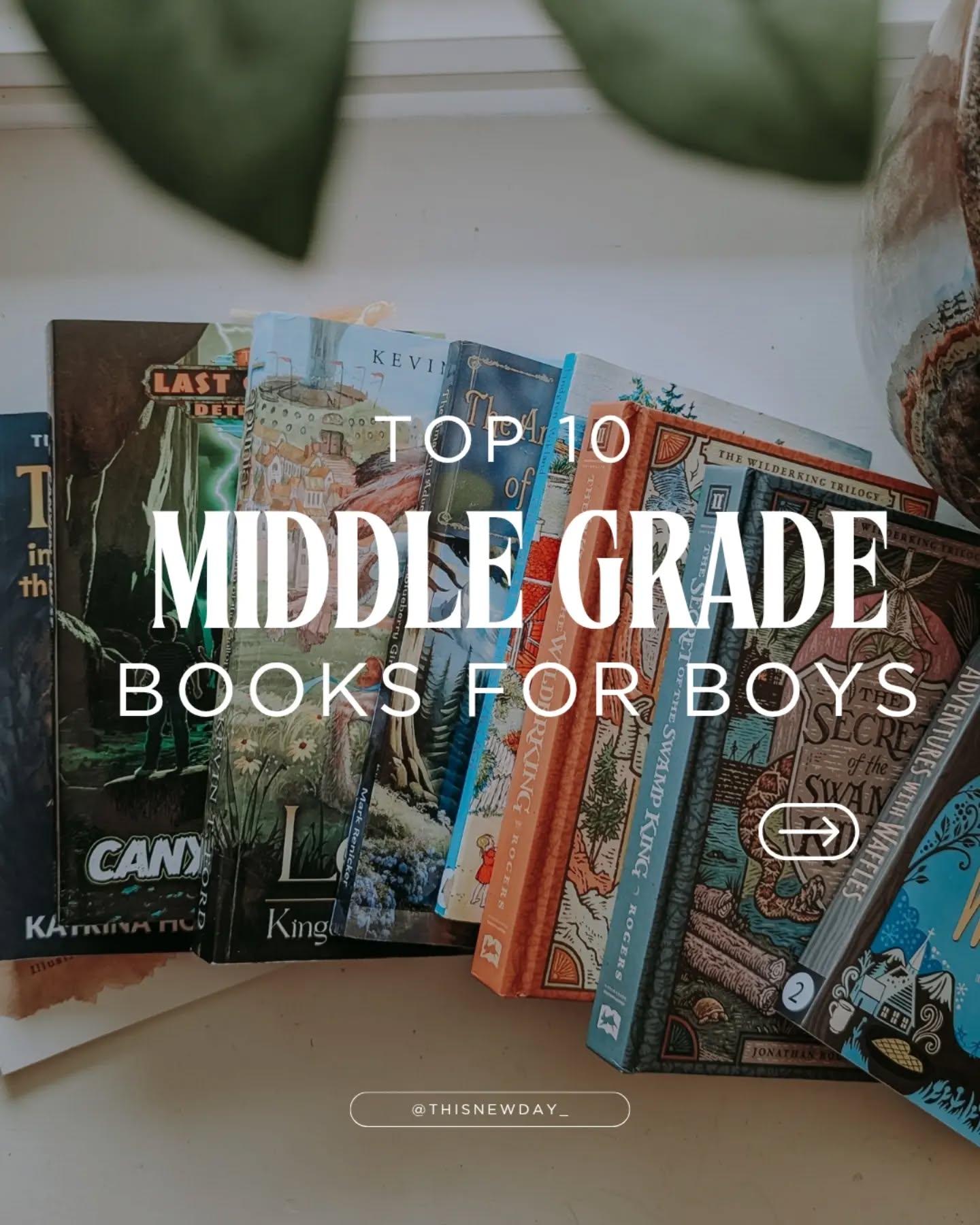 β¨ How to only pick 10? π€·π½
I have two boys and these have become some of our favorite middle grade books.....so far. Those are such fun words, meaning there are always more books to be discovered. π
ππ½ Drop some of your favorites in the comments so we know what to put on our reading list!
ππ½ These are all great for ages 9-12!
For more book suggestions, check out my #livingbooklegacy friend's posts:
@brittsbookbin
@juiceboxhomeschool
@agoodbookhunt
@blessedwithmotherhood
@livingbrighthomeschool
@letthemlovelearning
@treasuredhourbooks
@thisnewday_
@playinghomeschool
@thesewildknights
.
.
#booksforboys #middlegradebooks #chapterbooks
Homeschool mom | homeschool family| read alouds | books for boys | boy books | boy book stack | middle grade books | middle grade book stack | homeschool read alouds | living books | mom of boys |