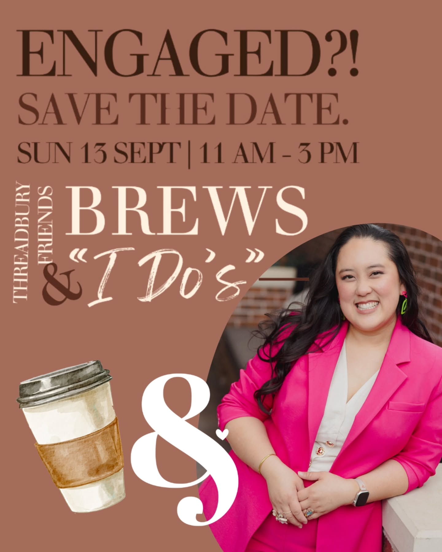 Say hi to this smiley face, Bettina, on Sunday, September 13 from 11 AM–3 PM at @aslin.dc and meet other curated lineup of wedding pros and local creatives who can help bring your celebration to life.
Think of it as a wedding expo without the conference room energy.
Come by to:
🤜🤛Meet local vendors in person
🤷♀️Ask questions without pressure
💡Browse samples and inspiration
💐 Talk wedding style, suiting, beauty, food, coordination, photography and more
☕️🍻 Enjoy a beverage while you do it
Whether you’re newly engaged, deep in planning, helping someone else plan, or simply collecting ideas for someday, this is a low-stress way to meet people whose work you’ll want to remember forever.
More vendors to be announced soon. Confirmed pros & local sponsors:
@wear_threadbury | @thefederallunch | @sueminskeybeauty | @barborajonesphotography | @dayofcoordinators | @sincerelymebeautyinc | @cakewichcraft | @caviartoyou | @theampmag | @petalosdc | @designs_by_rossana | @embassysuitesdc | @jordanharlessdesign
👆 Get your free tickets! Link in bio.
See you in the beer garden. 🩷