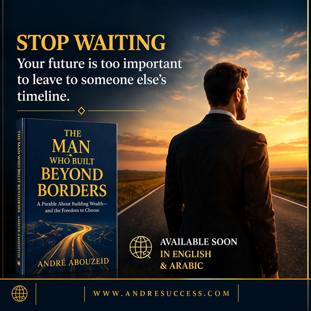 How long are you willing to wait to be chosen?
For the promotion.The opportunity.The permission.The right moment.
Sometimes the greatest change begins when you decide your future cannot depend entirely on someone else's decision.
📘 Coming soon: The Man Who Built Beyond Borders
English & Arabic.
Visit: www.andresuccess.com
#SuccessMindset #Entrepreneurship #Motivation #PersonalGrowth #BookTok #TheManWhoBuiltBeyondBorders