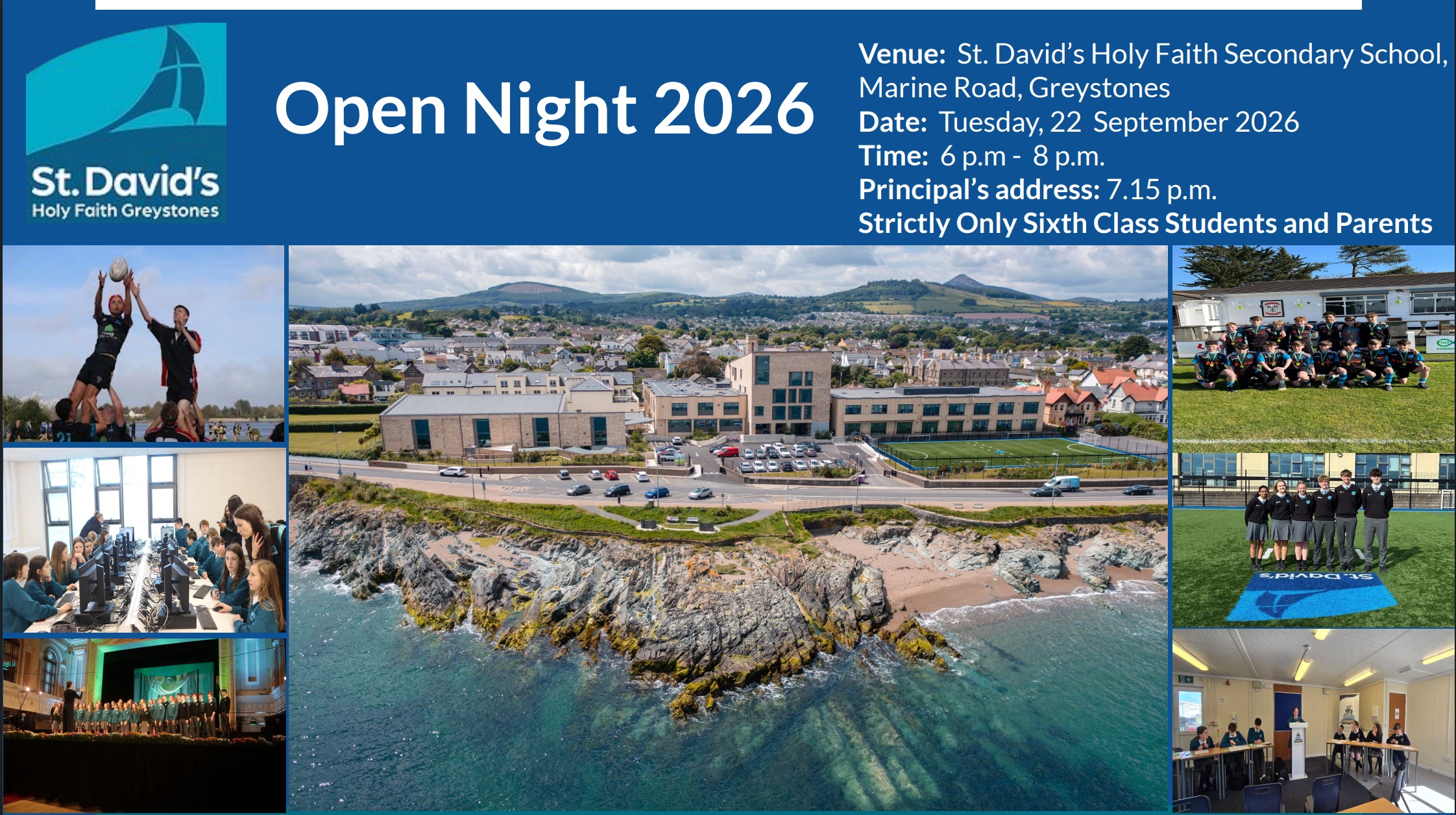 Our annual Open Night is nearing ever closer!
Join us on September 22nd from 6pm-8pm to see what school life in St. David's is all about 🔵 ⚫️
In the meantime, swipe to re-live some memories of previous years' Open Nights 💫