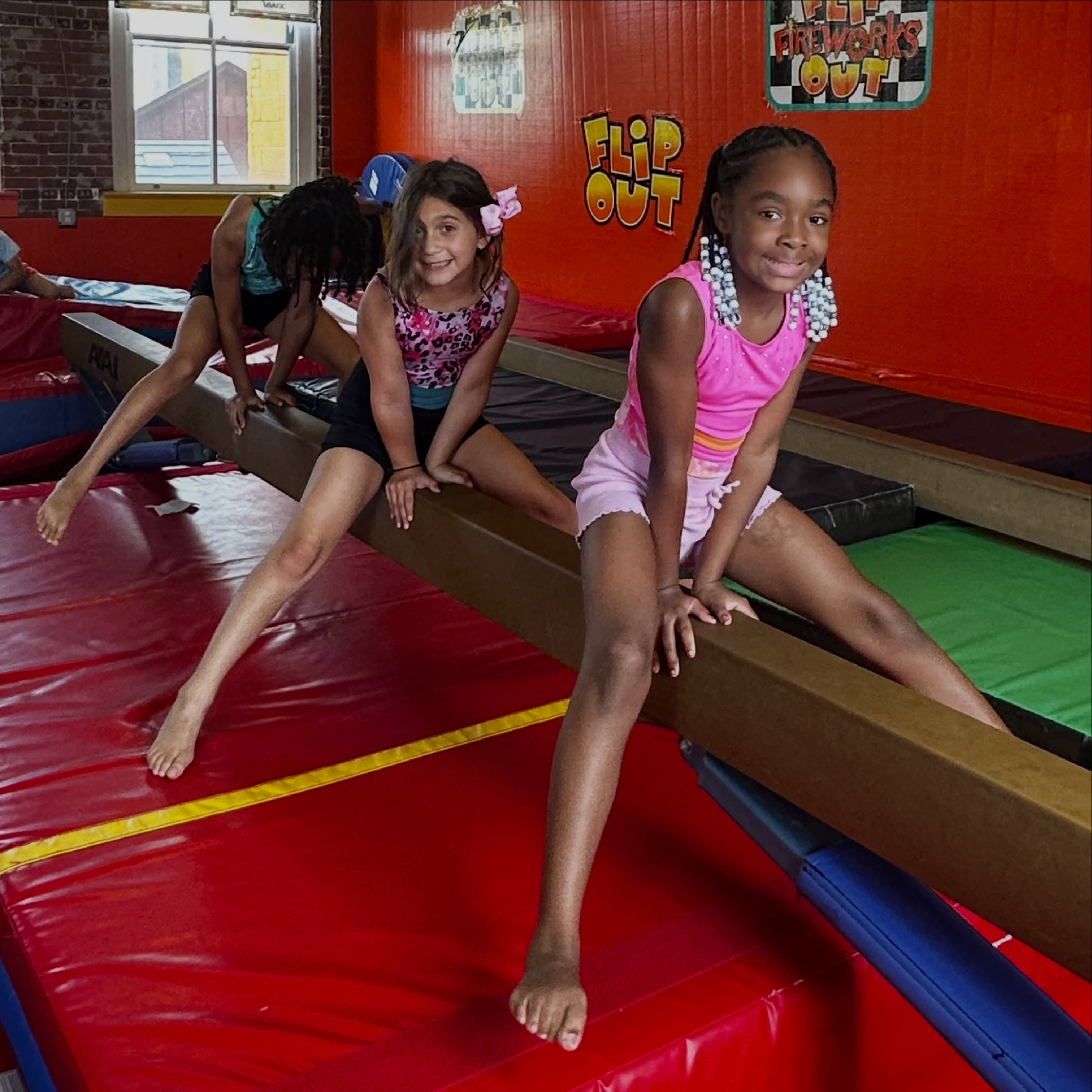 POV you found their happy place 🤗
#parentingwin #flipoutproductions #gymnastics #philly