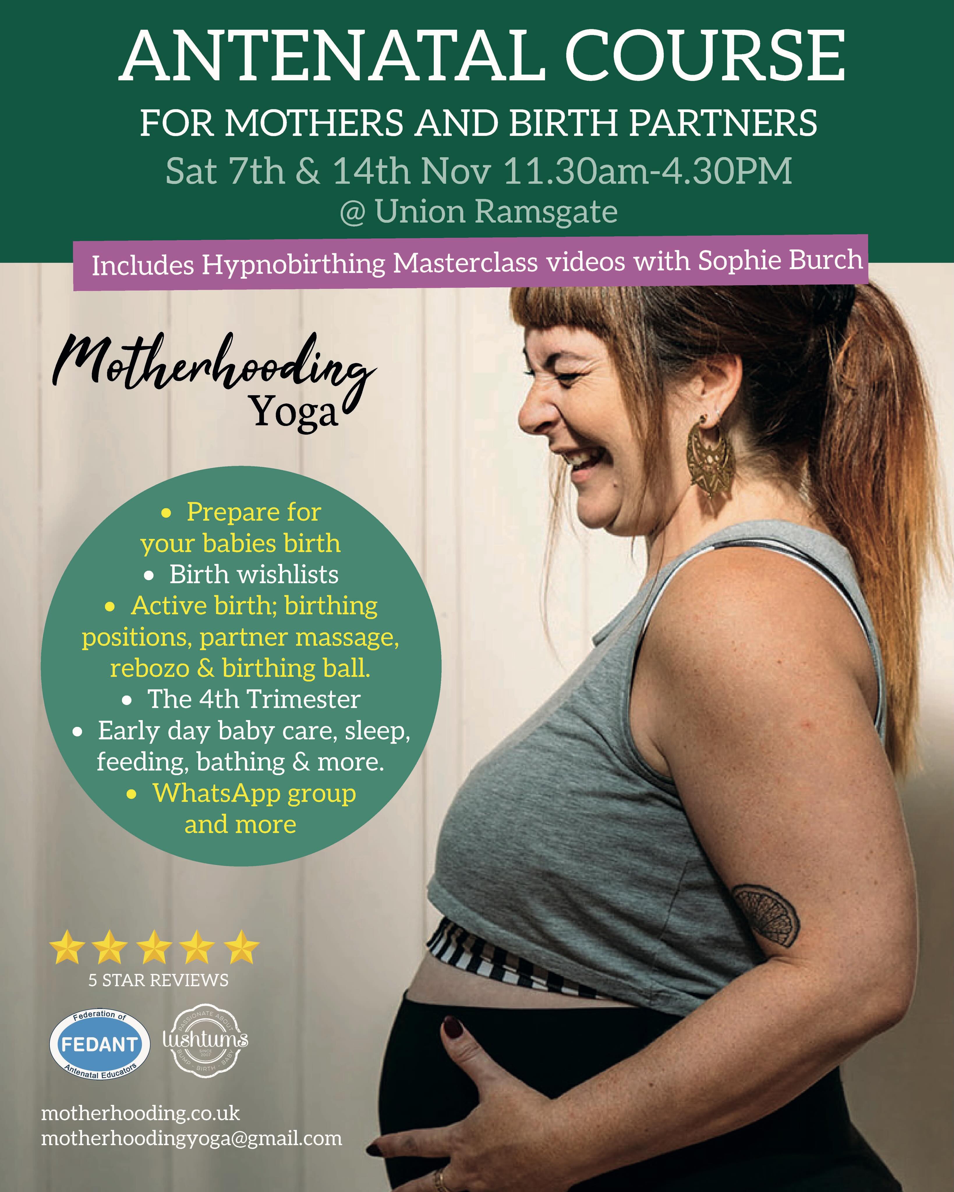 Are you expecting a baby in dec, Jan or Feb?
Join us with your birth partner for our Antenatal course @unionramsgate
Smaller group classes mean that I can offer a more bespoke course for you and your birthing needs.
I am a doula, antenatal educator, and senior pregnancy & postnatal yoga teacher.
I teach a FEDANT accredited @lushtums Antenatal course for mother’s and their birth partners.
And I’ve now teamed up with the incredible @sophie_nurtureyou to bring you FREE access to an online essentials to hypnorbirthing course. You will find out all about what it is, how to benefit from hypnobirthjng as well as audio scripts and birth affirmations.
The 13 hour course, covers everything you need to know to feel informed and empowered for the arrival of your baby.
The course runs every other month
You will learn:
⭐️ The signs labour is starting
⭐️ The stages of labour
⭐️ What is a contraction?
⭐️ The role of hormones & the effects of fear on the process
⭐️ How to use the breath, movement & active positions a as a toolkit for labour
⭐️ Clear explanations of all possible medical interventions
⭐️ Pain relief options
⭐️ Induction options
⭐️ In the moment decision makings
⭐️ Birth Wish Lists
⭐️ Active birth: Birthing positions, partner massage, rebozo and birthing ball.
⭐️ Essential birth partner tips - what to do, when?
⭐️ The 4th trimester - early days with your newborn, what to expect
⭐️ Feeding, sleeping, baby care
⭐️ Mum’s self care tips
You will recieve:
💖 Upto-date impartial information on all things birth and baby care.
💖 Practical hands on demonstrations for how to have an active birth, birthing positions, partner massage, birthing ball and rebozo techniques.
💖 access to the online hypnobirthing essentials course.
💖 Ongoing support and advice.
💖 A comprehensive Birth Preperation Pack.
💖 A WhatsApp Group will be set up for all the families on your course. (Unless you opt out)
💖 10% discount off your lunch at the Union Cafe.
💖 20% discount off your first Mum and Baby Yoga course.
For more information drop me and message or visit the website for more details.