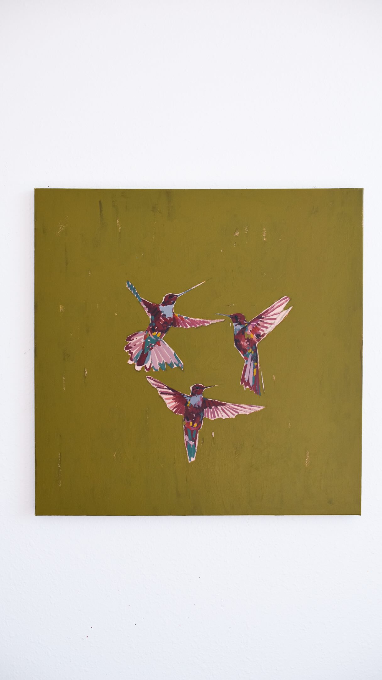 I haven’t painted a trio of hummingbirds in so long, and I thought the song was just too fitting for what I titled this one 🤭
”Gracefully Dancing” 30x30 SOLD