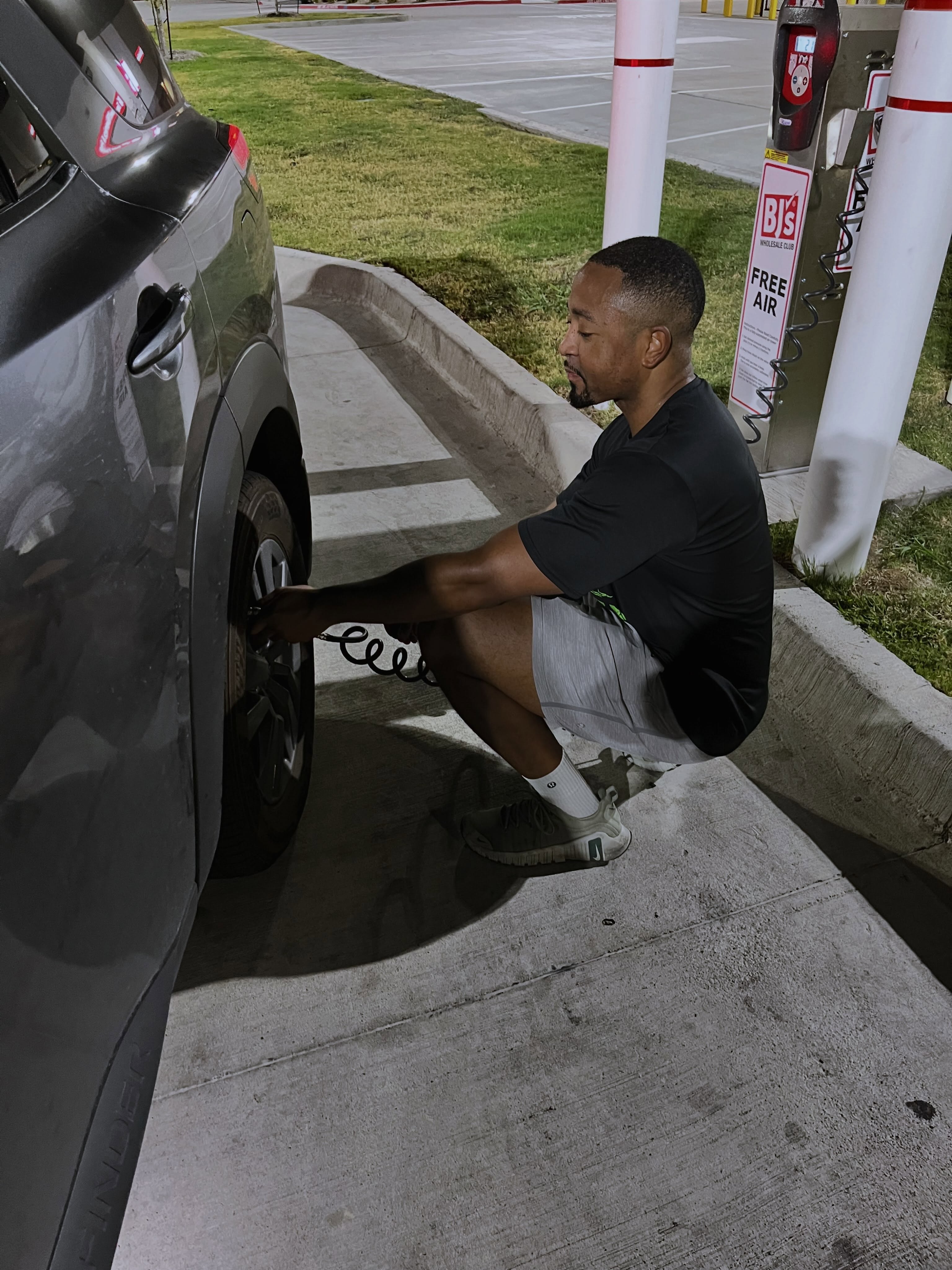 My trainer, Will, did not have “roadside assistance” listed as part of his services.
After our 5 a.m. class, I realized I had a nail in my tire.
His schedule was tight, but instead of just telling me good luck, he drove behind me to the gas station,
made sure I got there safely,
and put air in my tire so I could make it home before the tire shop opened.
All before most people had their first cup of coffee.
I talk a lot about the work behind the work, the things people do that aren’t necessarily in the job description, on the agenda, or even noticed.
Sometimes it’s not some huge heroic thing.
Sometimes it’s just, “I’m not letting you drive over there on that tire by yourself.”
Good people show up in the little moments.
Also, apparently my training package includes complimentary roadside assistance. 😀 🙃 🤷♀️
