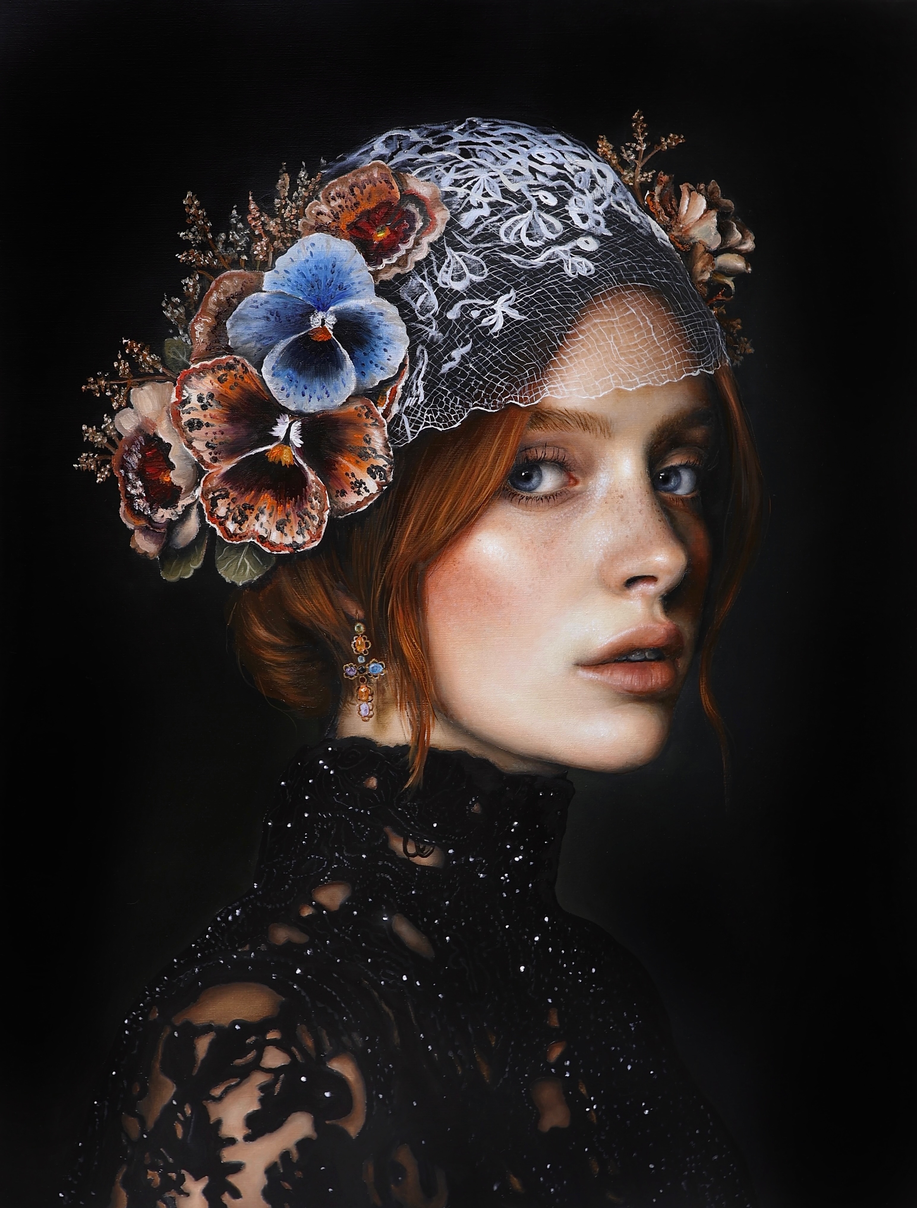 🔴SOLD
Albane
Œuvre de la collection Les Couronnées.
Chaque pièce de cette série explore une féminité précieuse,
entre force, silence et intériorité.
Huile sur toile
Format : 116 x 89cm
Disponible — 📩
#contemporaryportrait #lescouronnees #luxuryinteriors #artininterior refinedstyle