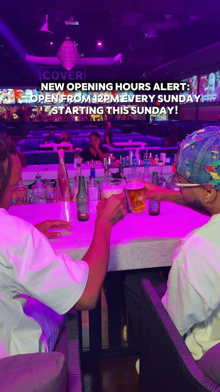 New Opening Hours ๐จ Starting this Sunday, we will be open from 12pm every Sunday @cover.atl
Pull up for the best nfl kick off watch party tonight and donโt miss out on our food and drink specials from 5PM-8PM ๐ฅ
Happy hour๐๐พ
Drink Specials:
$7 Margaritas, Lemon Drops & Tequila Sunrise ๐น
$7 Luna Shots ๐ฅ
$7 Crown Shots ๐ฅ
$7 Jack Daniel Shots ๐ฅ
$7 Kettle One Shots ๐ฅ
$4 Domestic Beers ๐ป
$20 beer buckets ๐ป
โ ๏ธ Disclaimer Minimum of 4 customers per pitcher & beer bucket
Food Specials:
$5 Cheese Fries ๐
$5 Spring Rolls ๐ซ
$5 Fried Okra ๐ง
$5 Onion Rings
$5 Mozzarella sticks
โฐ Open daily from 5PM
๐ 4110 Memorial Drive, Decatur, GA
Hours:
Mon- Thu: 5PMโ12AM
Fri & Sat: 5PMโ2AM
Sun: 12PMโ11PM
#LuxurySportsLounge #DecaturEats #AtlantaSports #ATLEats #ThingsToDoInAtlanta