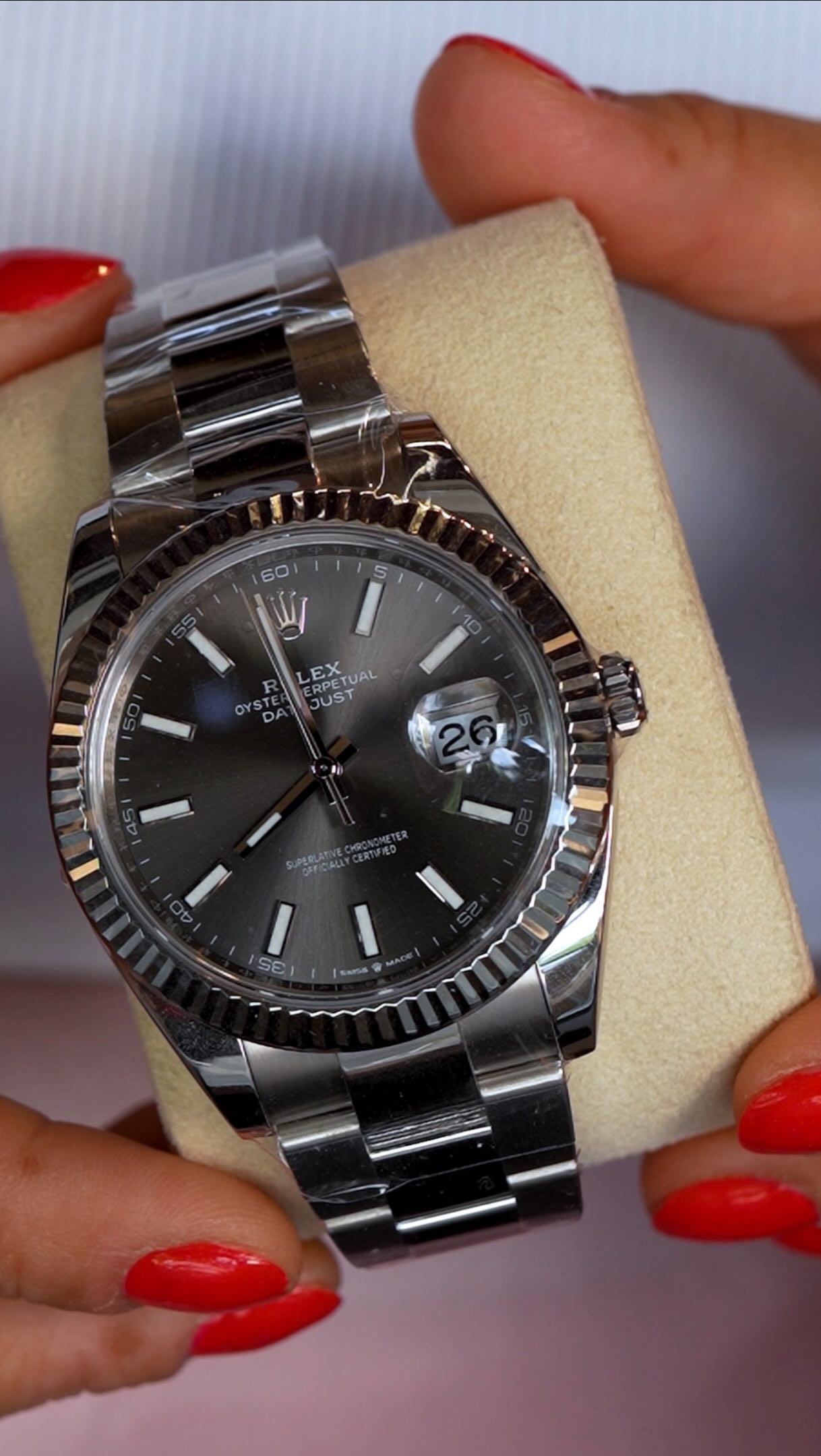 This is what timeless looks like.
The Rolex Datejust 41 pairs a sleek slate dial with its signature fluted bezel and Oyster bracelet—classic, refined and impossible to overlook.
Available now. DM us for details.
#RolexDatejust41 #RolexDatejust #RolexWatch #LuxuryWatches #ElegantJewelers