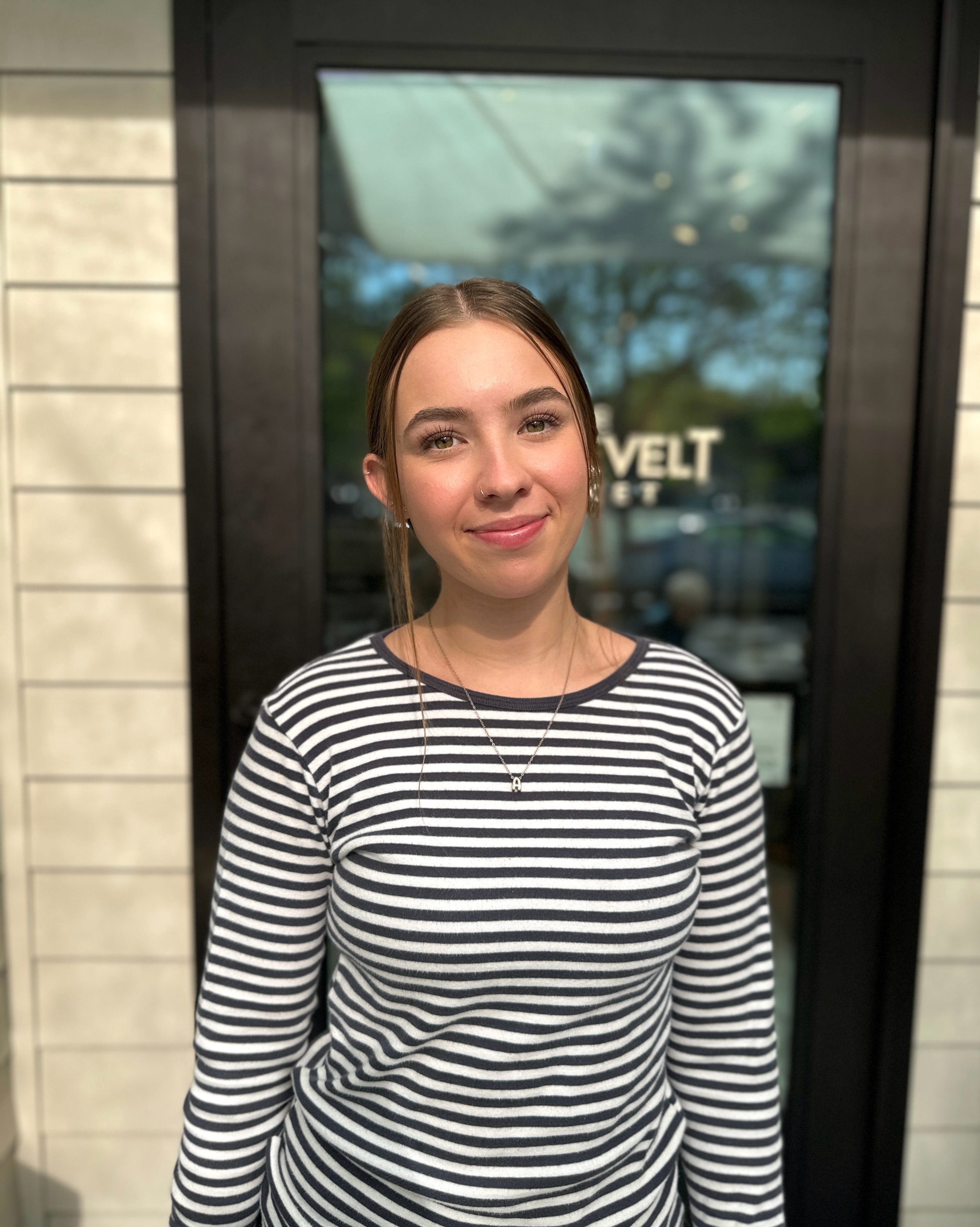 Meet Abee, one of our Baristas and Designated Openers at Roosevelt Market. Since joining the team in March 2025, Abee has been an incredible asset — she holds the standard while keeping everyone laughing through the shift. She’s currently studying business and marketing at BSU. Outside of work, you’ll catch Abee lifting weights and enjoying the great outdoors.