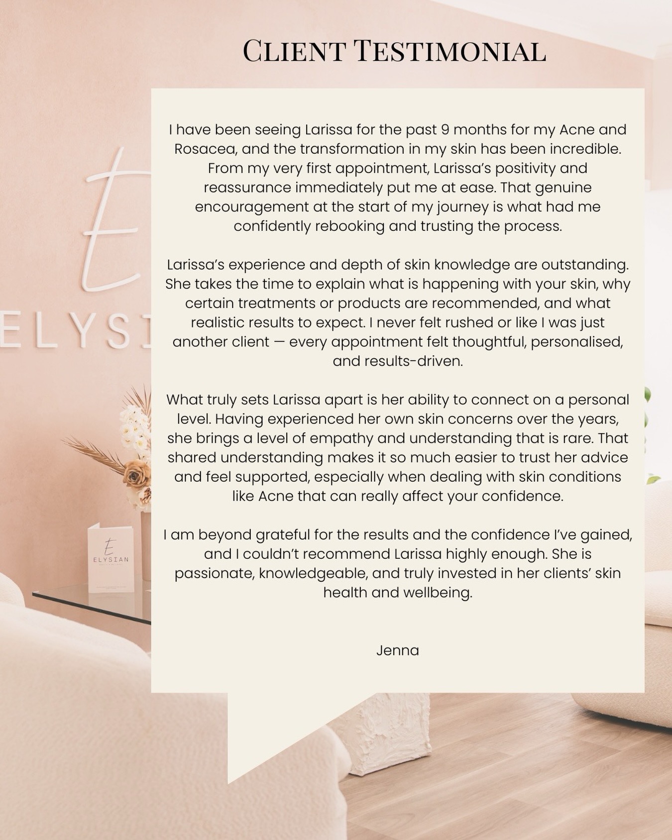 Client testimonials 🙌🏽🙌🏽