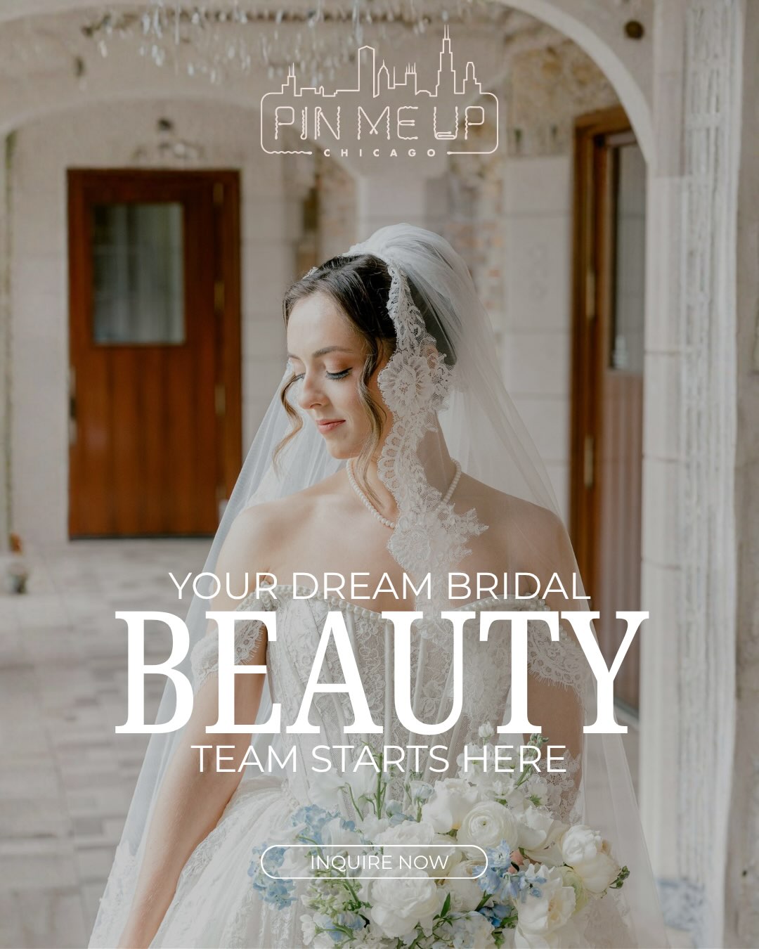 Your bridal beauty team is more than hair and makeup—it’s part of the experience. 🤍
From the first inquiry to the final touch, we’re here to bring your vision to life with expert artistry, thoughtful planning, and a team you can trust.
Your dream date deserves your dream beauty team. Now booking 2026 & 2027 weddings. Inquire early to secure your date.
